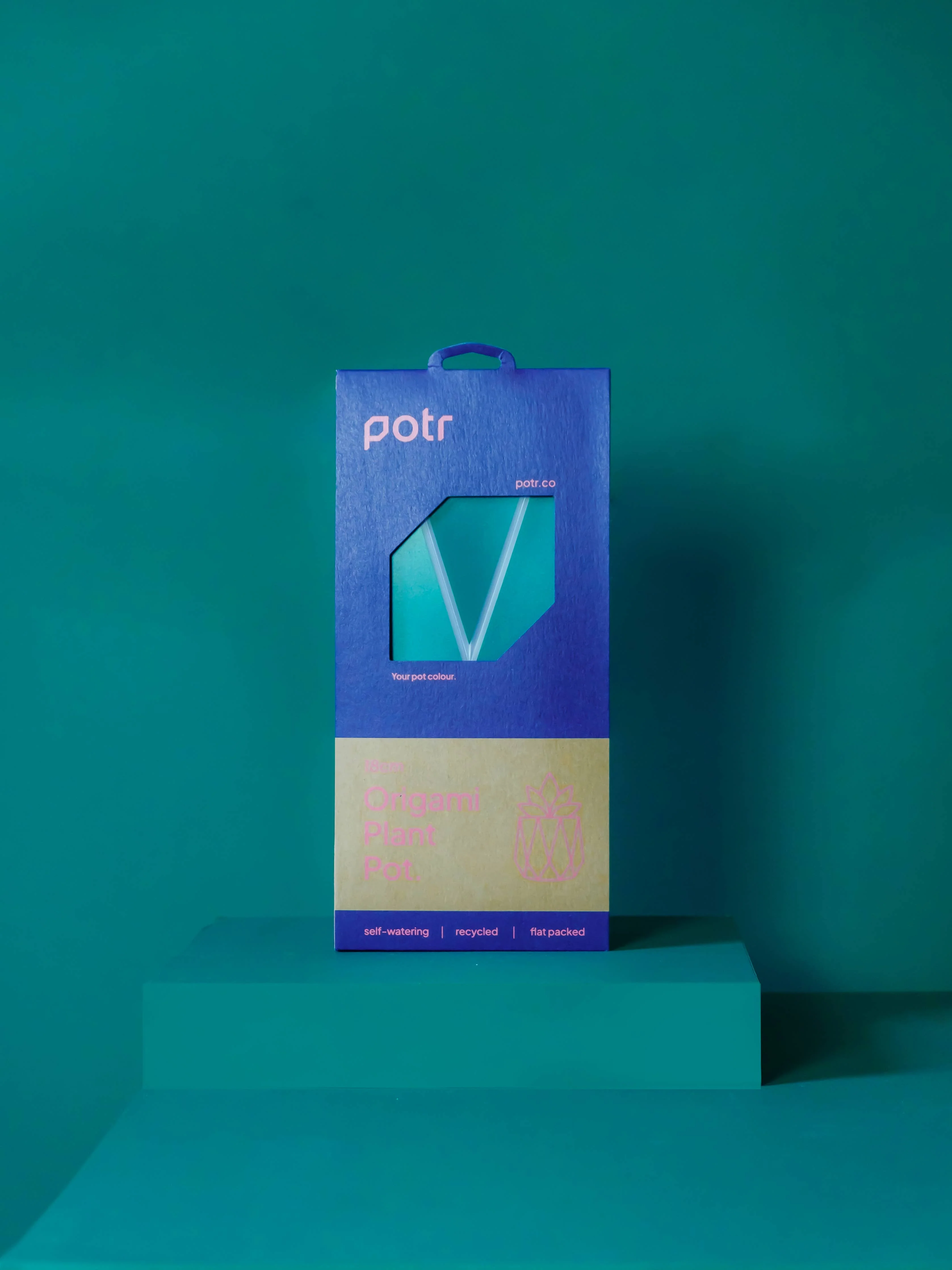 18cm Self-watering POTR | Dark Teal - Image 4
