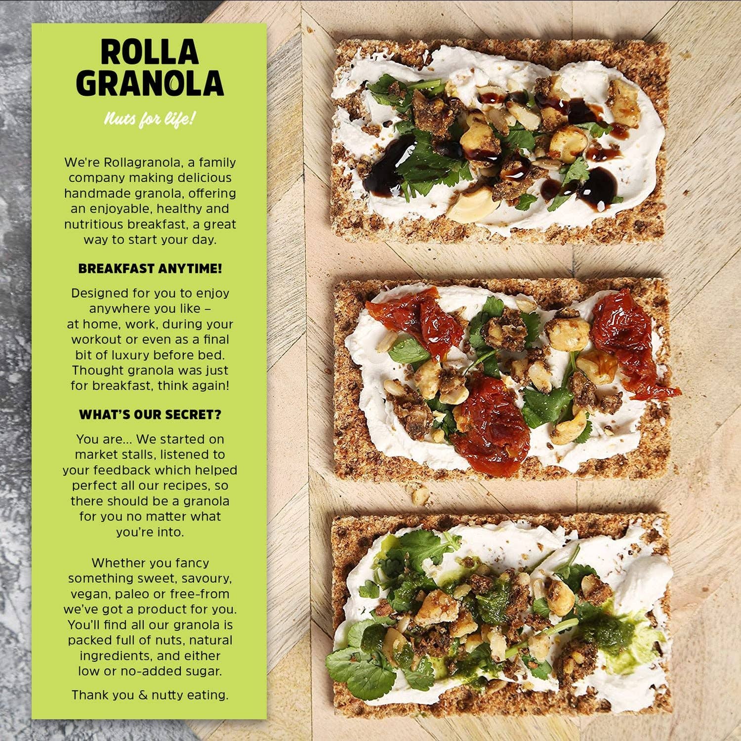 Awesome Almond Granola, Rollagranola, 400g - Image 11