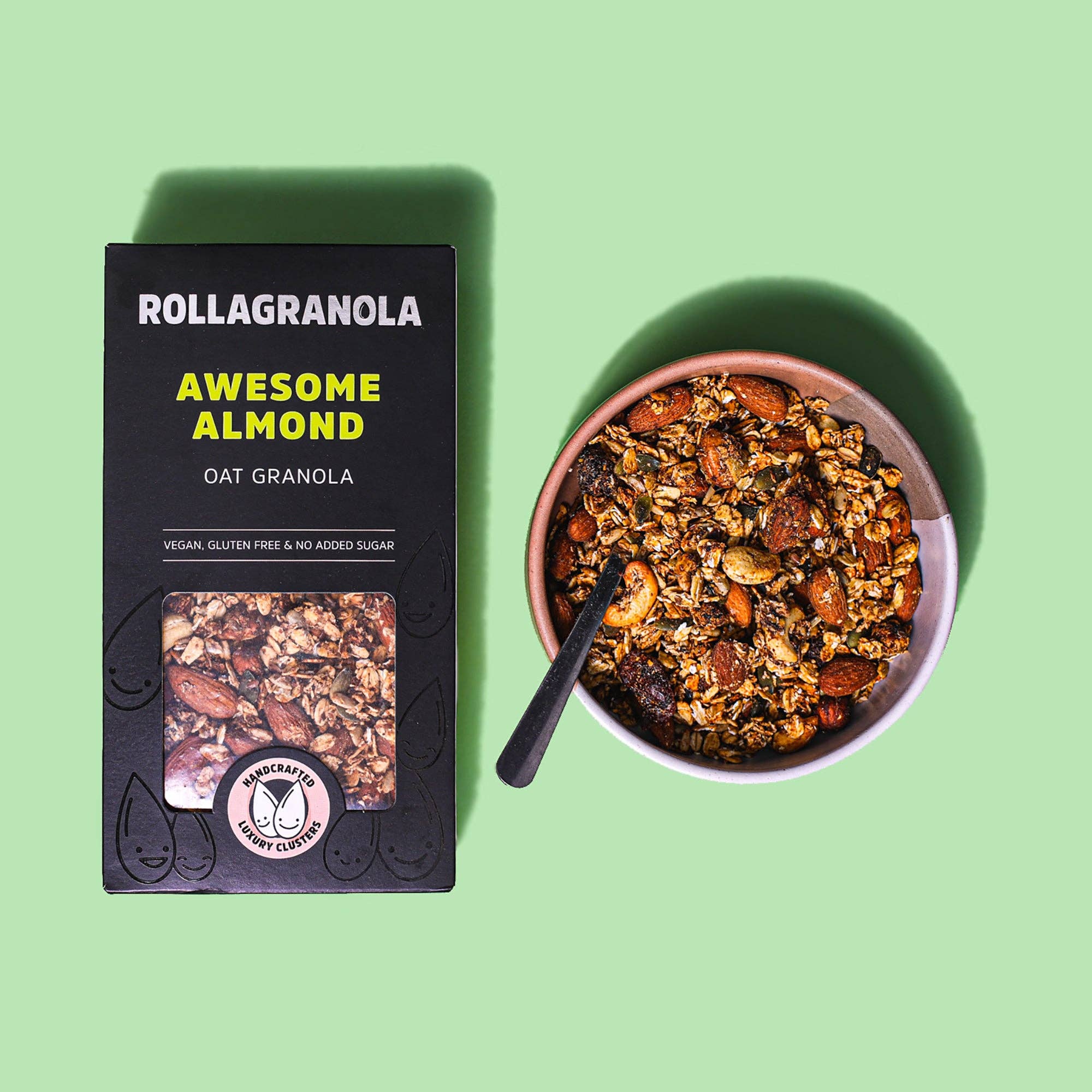 Awesome Almond Granola, Rollagranola, 400g - Image 12
