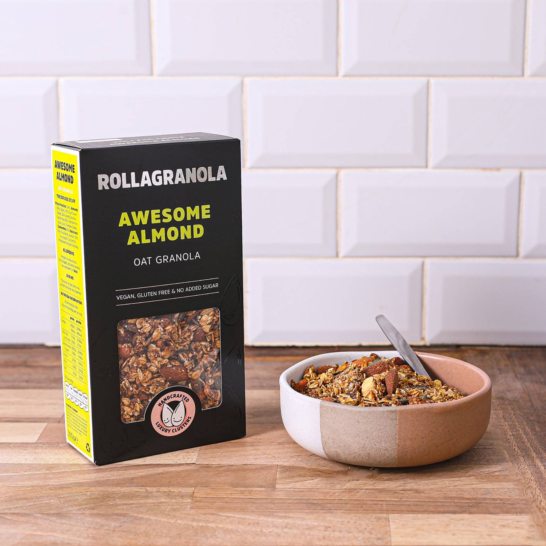 Awesome Almond Granola, Rollagranola, 400g - Image 4