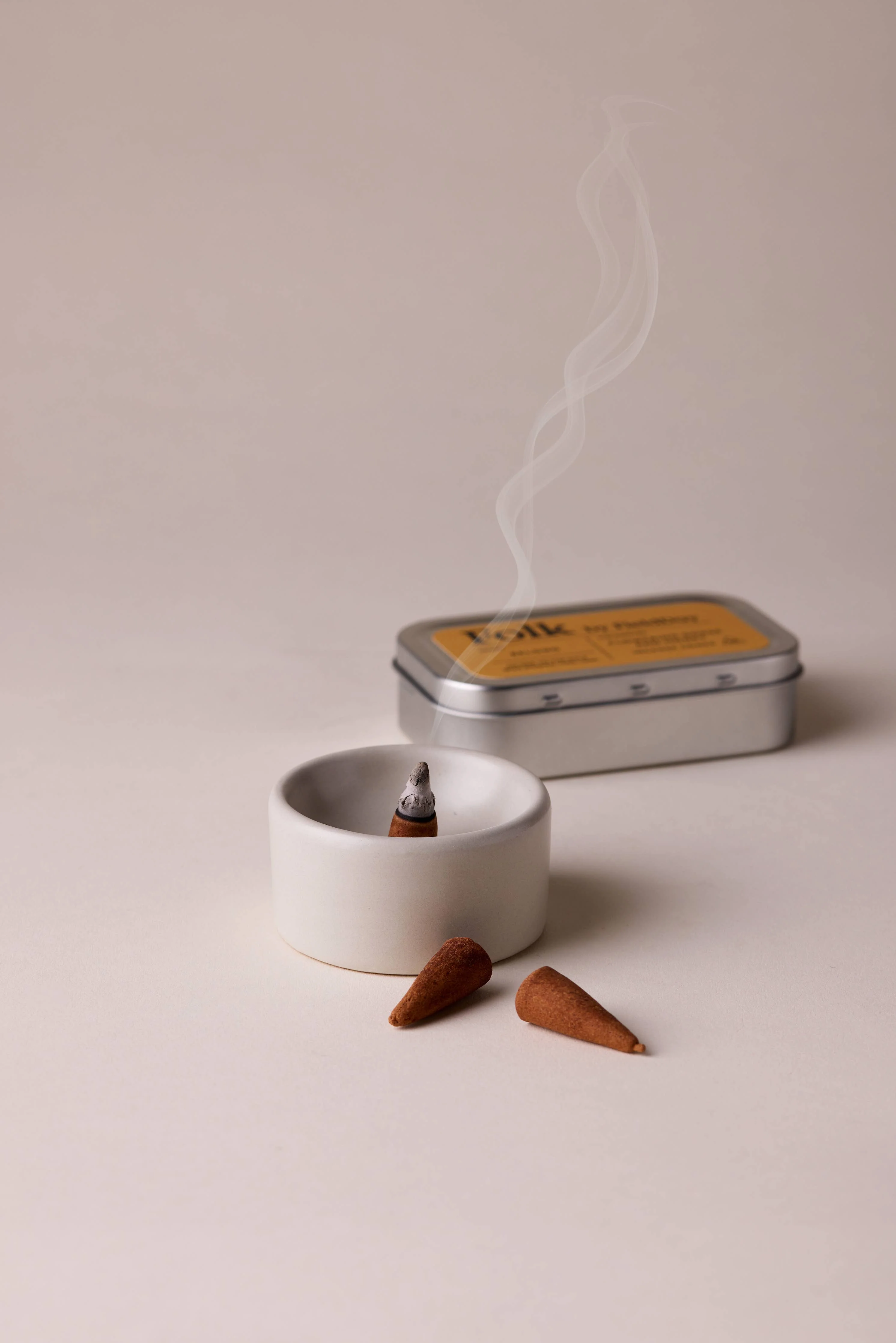 Belong Tin of Incense Cones, Folk, 18g - Image 3