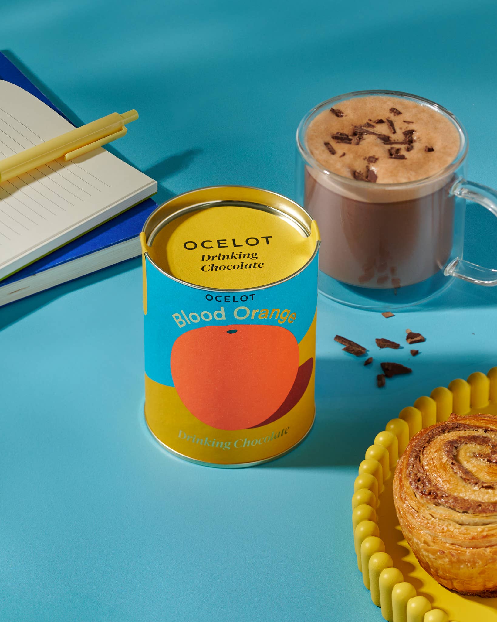 Blood Orange Drinking Chocolate, Ocelot, 200g - Image 3
