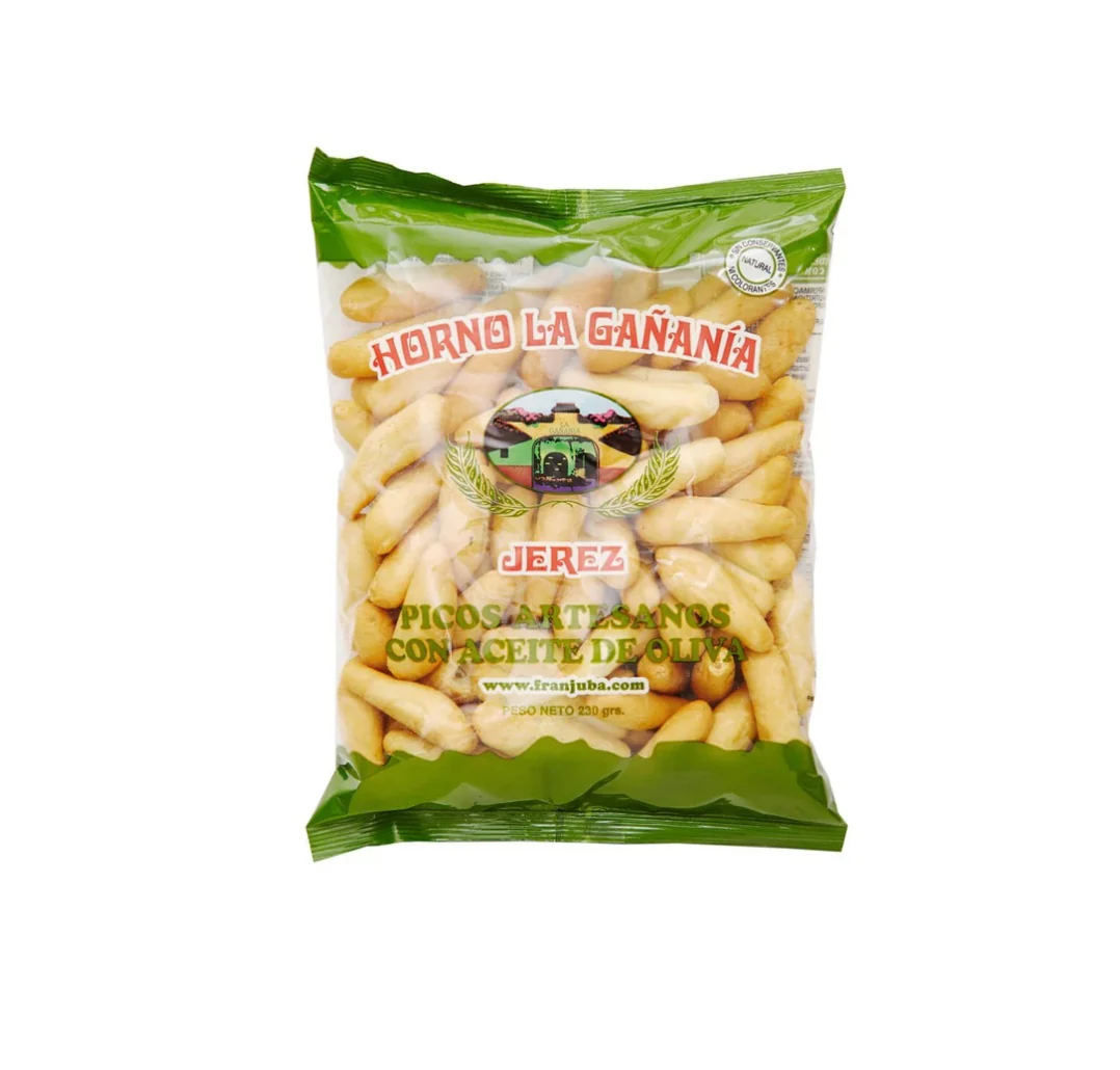 Picos Camperos Con Aceite De Olive, Mini Breadsticks with Olive Oil, Franjuba Pan, 230g