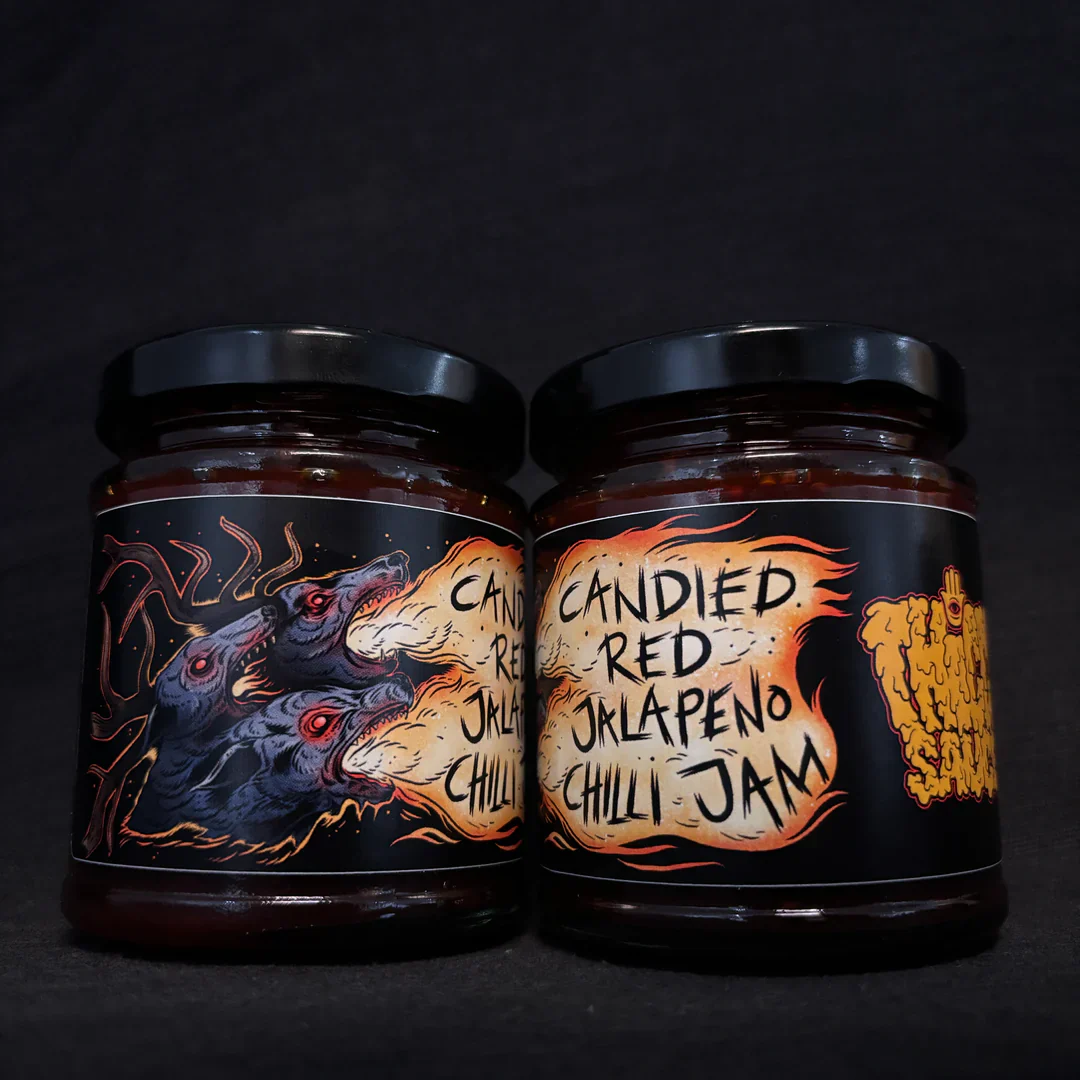 Candied Red Jalapeño Chilli Jam, Thiccc Sauce, 180g