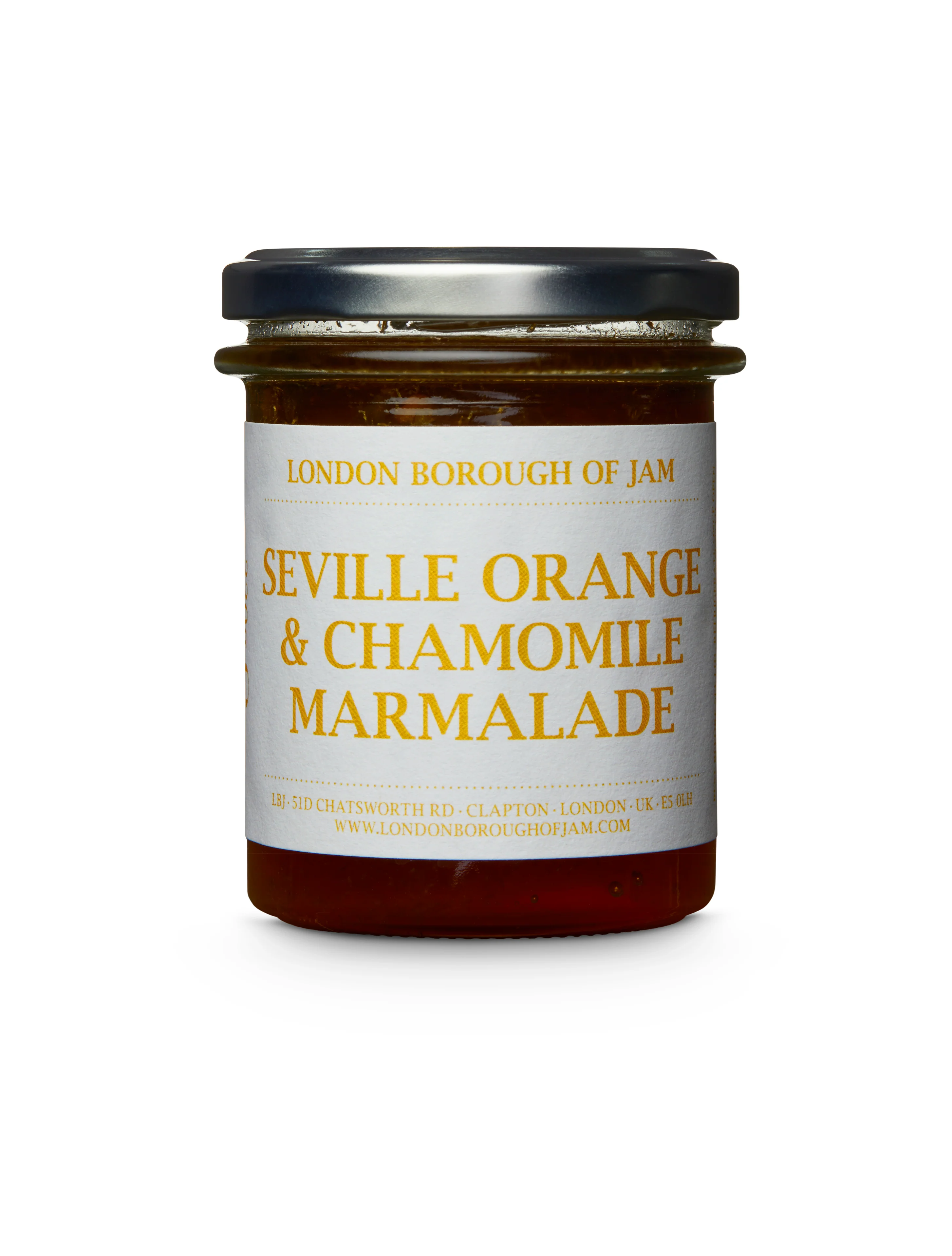 Seville Orange & Chamomile Marmalade ,  London Borough of Jam 220g