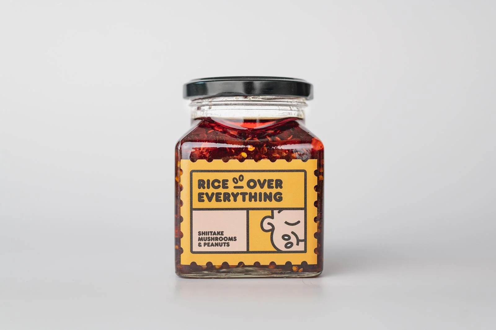 Shiitake Mushrooms and Peanuts Chilli Jar, Rice Over Everything, 280ml