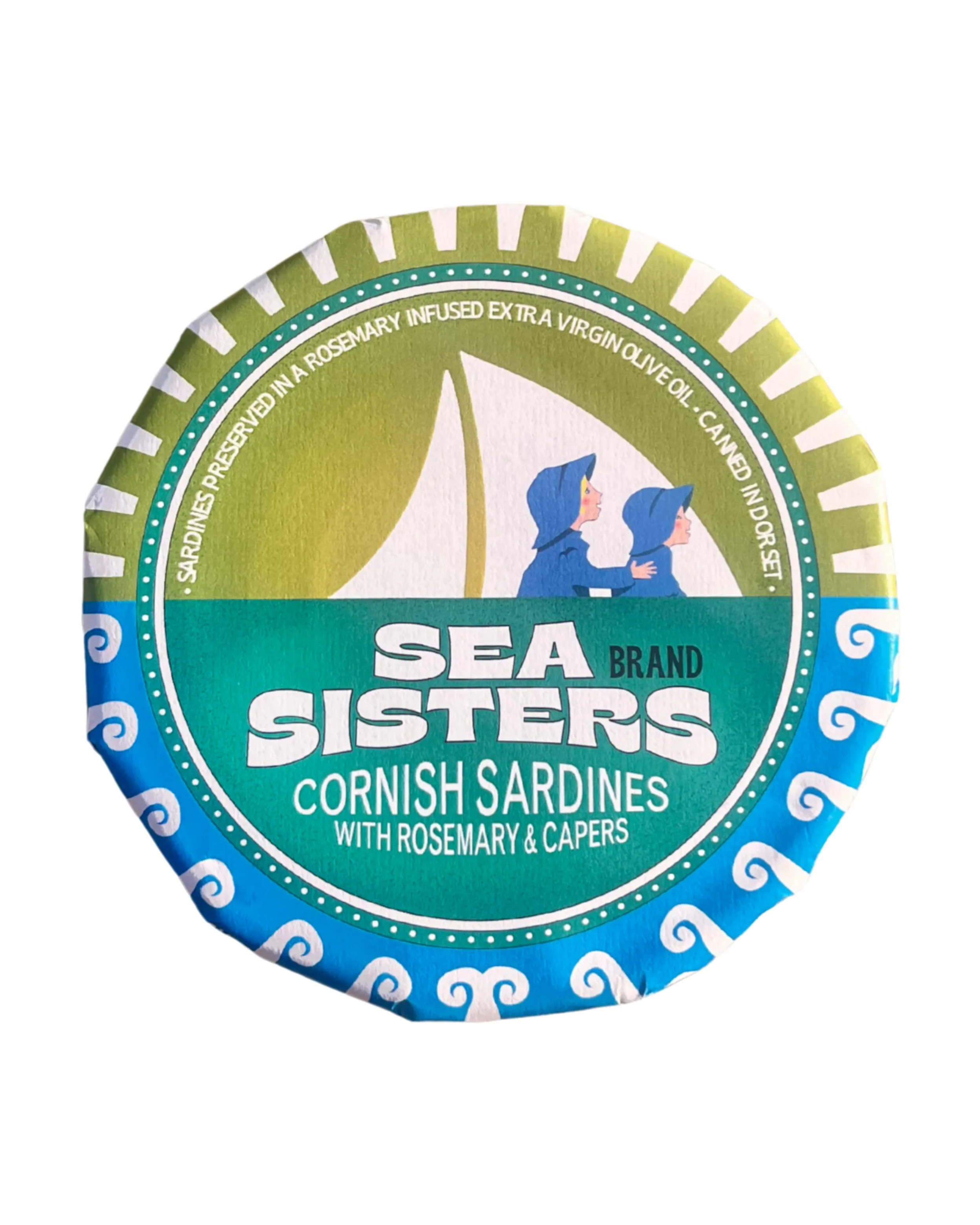 Cornish Sardines with Rosemary and Capers, Sea Sisters, 110g