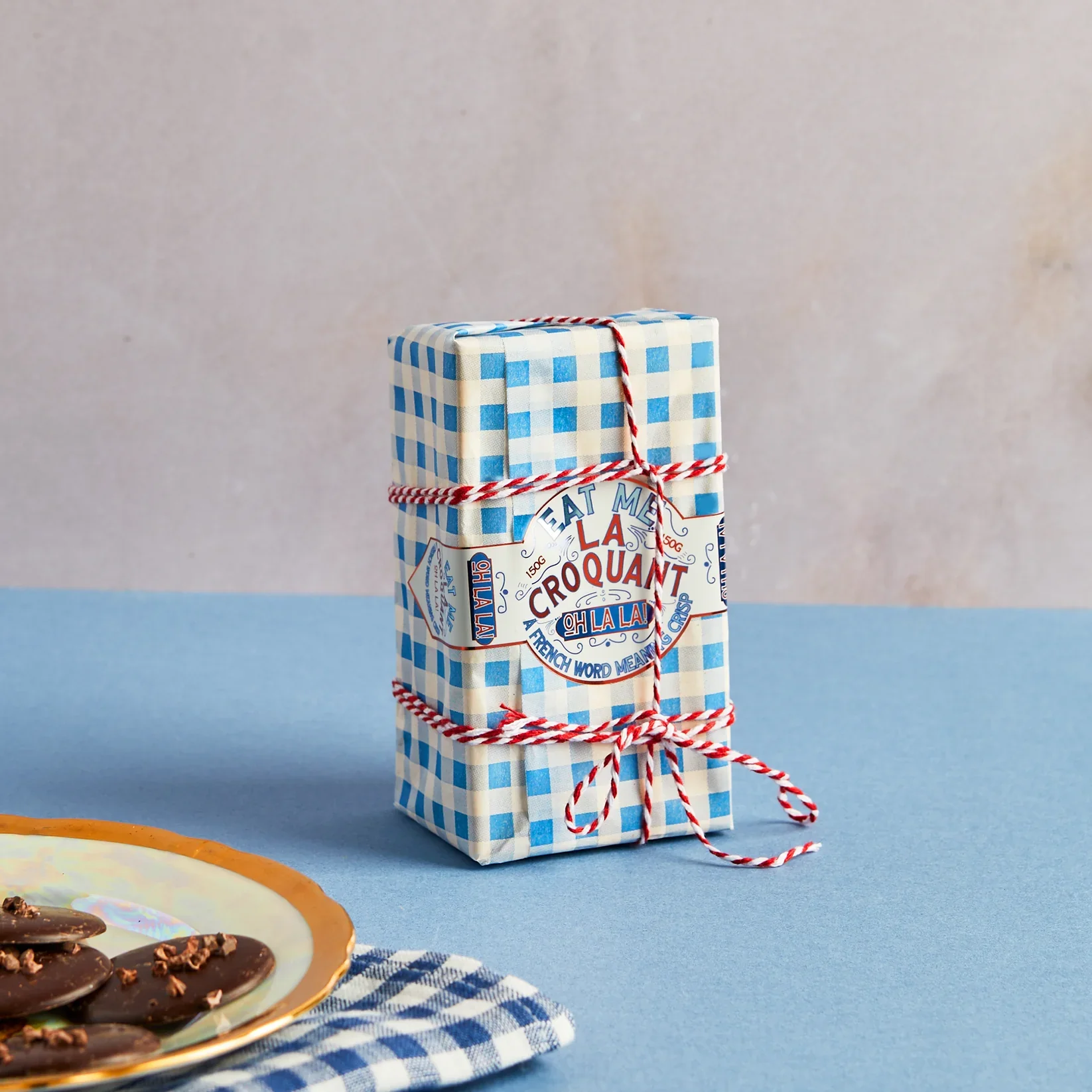 Croquant! A French word meaning crisp! Chocolate Orange Disks, The Chocolate Gift Company, 100g