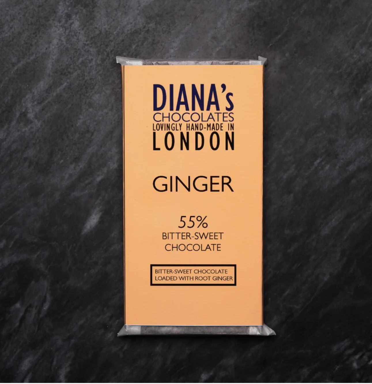 Ginger Chocolate, 55% Bitter-Sweet, Diana’s, 90g