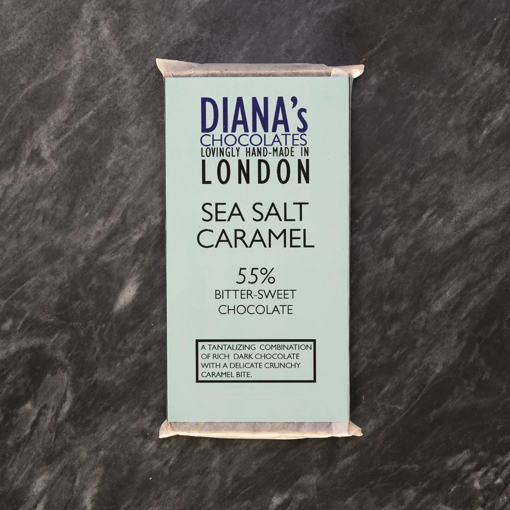 Sea Salt Caramel, 55% Bitter-sweet chocolate, Diana’s, 100g