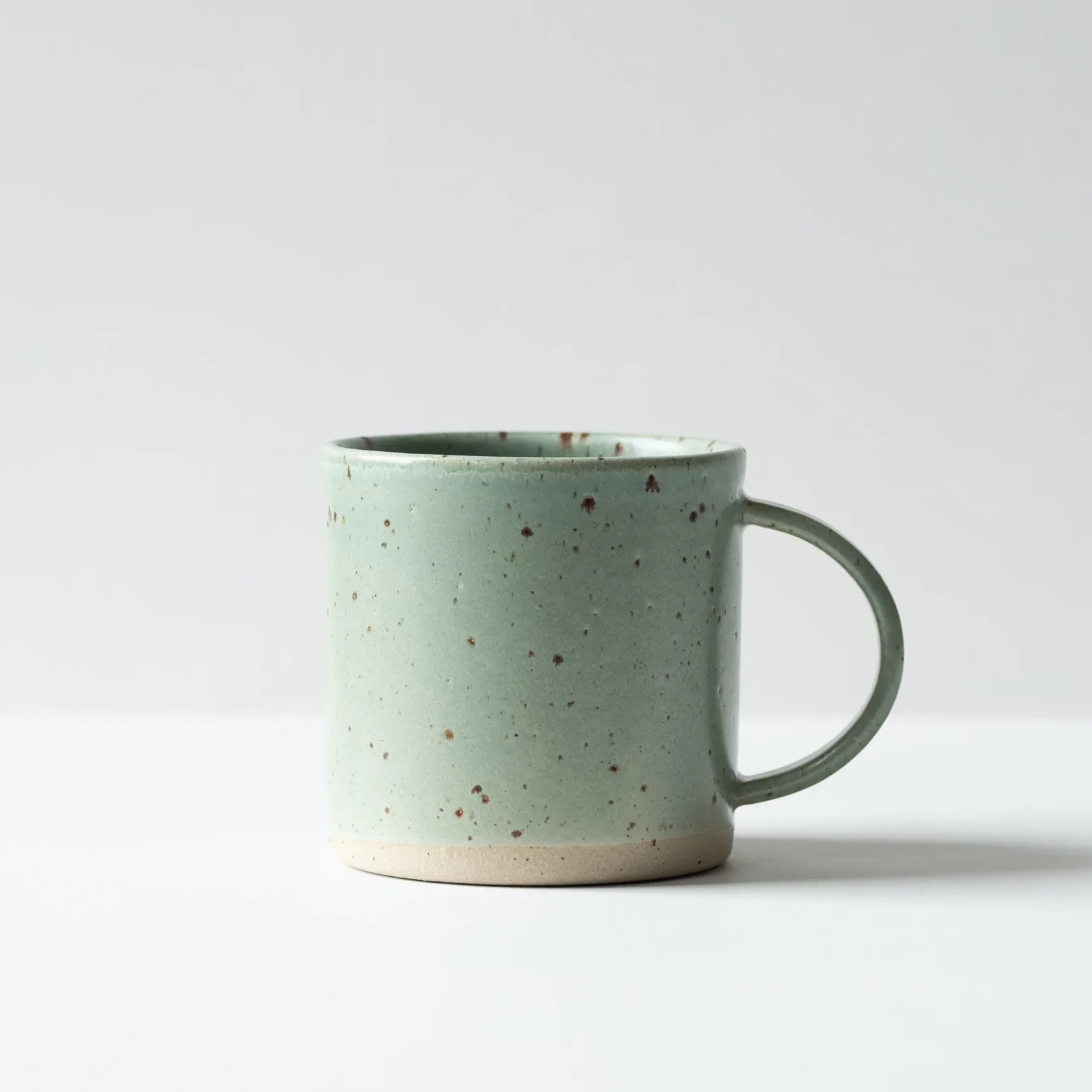 Mug - Celadon Green Speckle, Dor & Tan