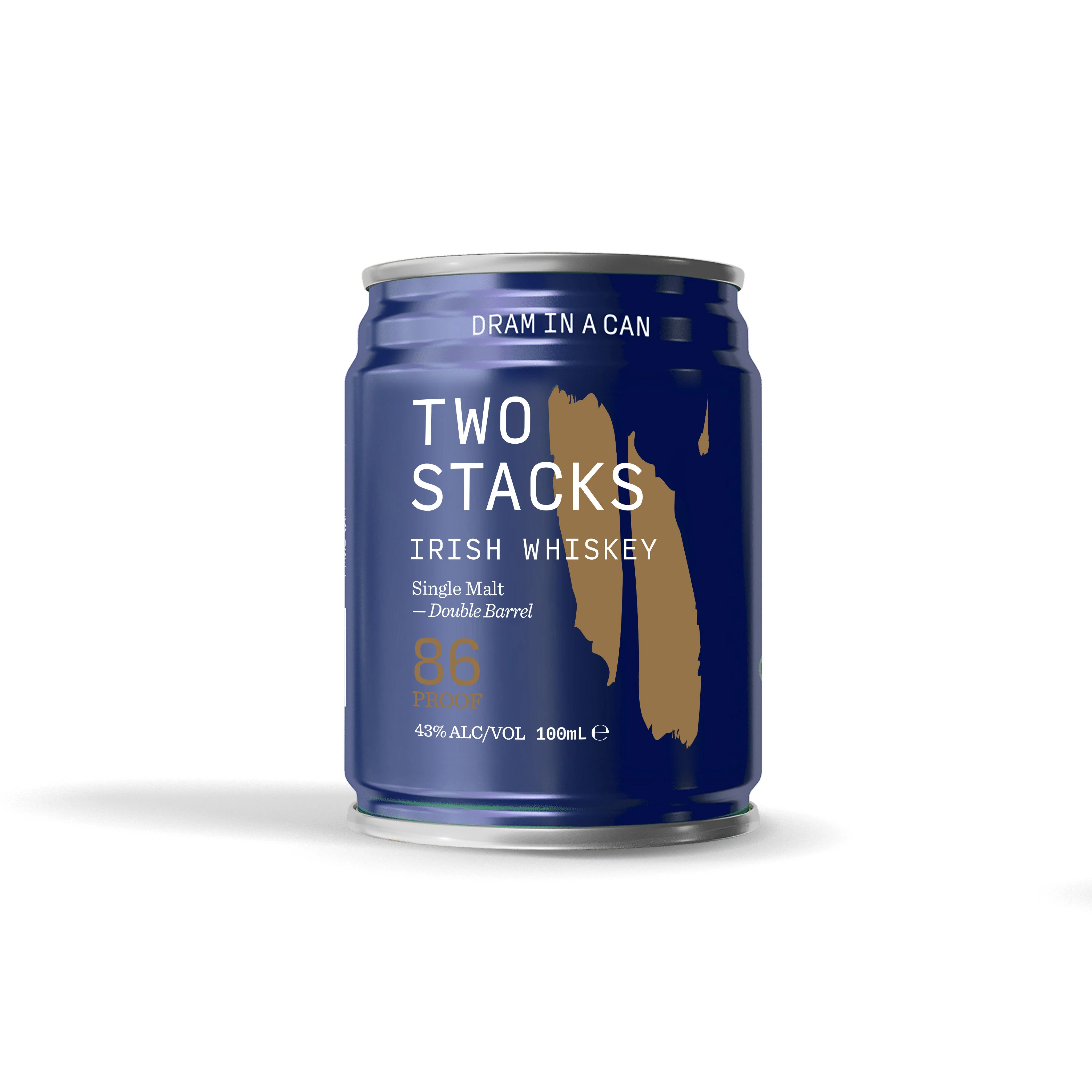 DRAM IN A CAN - SINGLE MALT WHISKEY - DOUBLE BARREL - 43% (1 X 100ML)