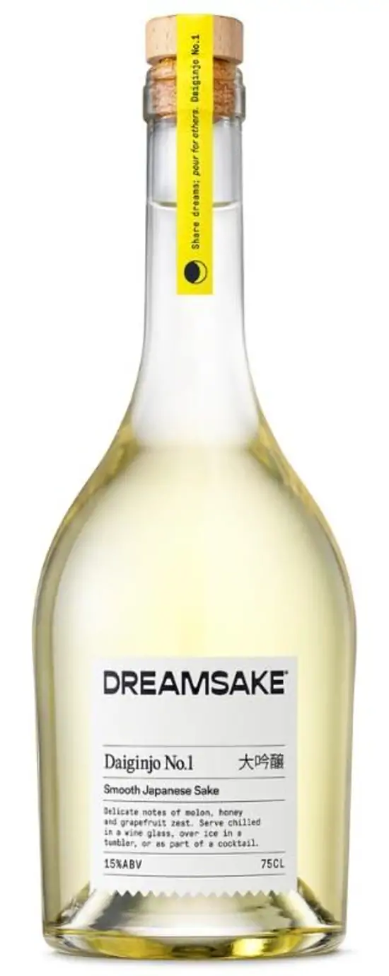 DREAMSAKE, Daiginjo No. 1, Smooth Japanese Sake, Bottle, 75CL, 15.5%