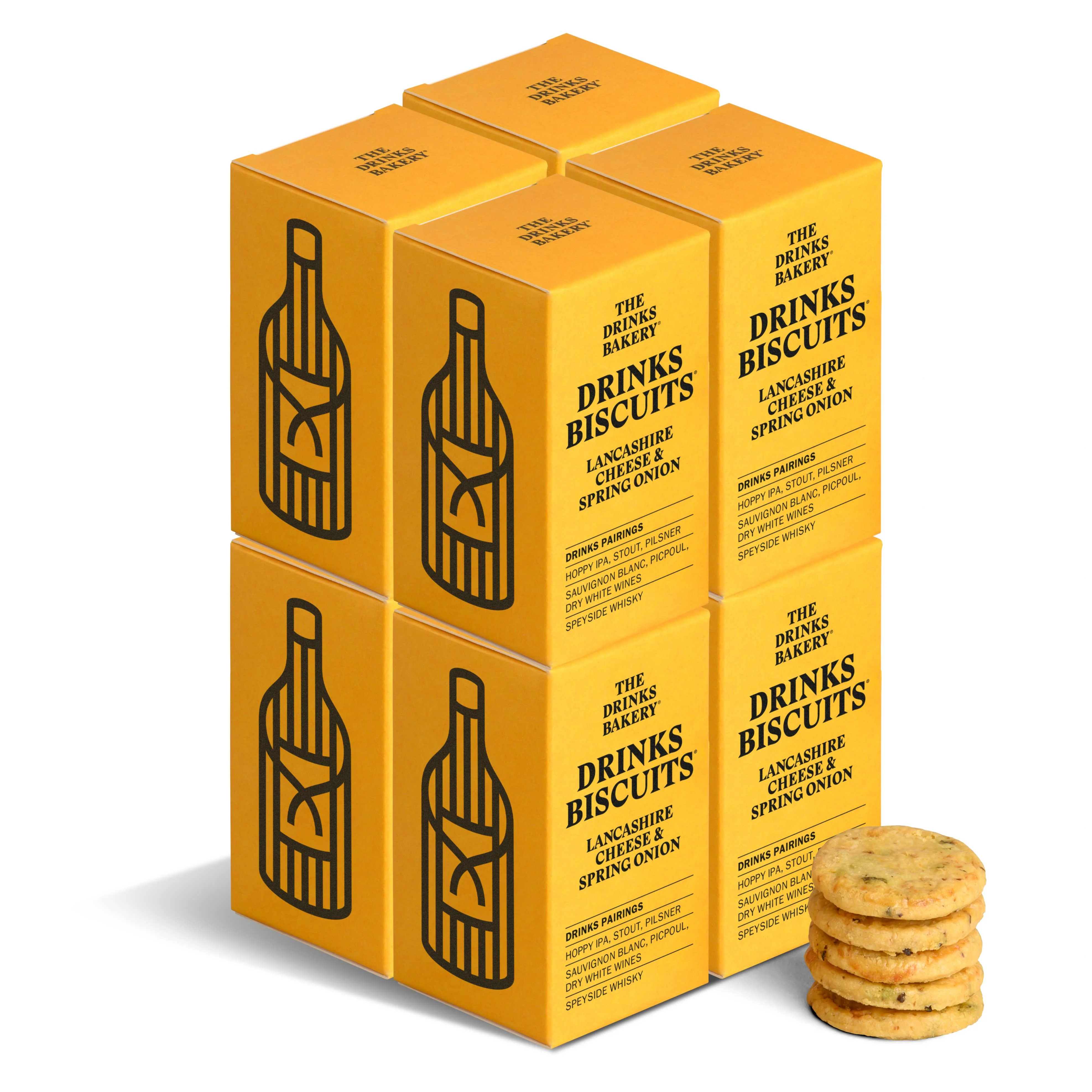 Drinks Biscuits - Lancashire Cheese & Spring Onion 36g - Image 2