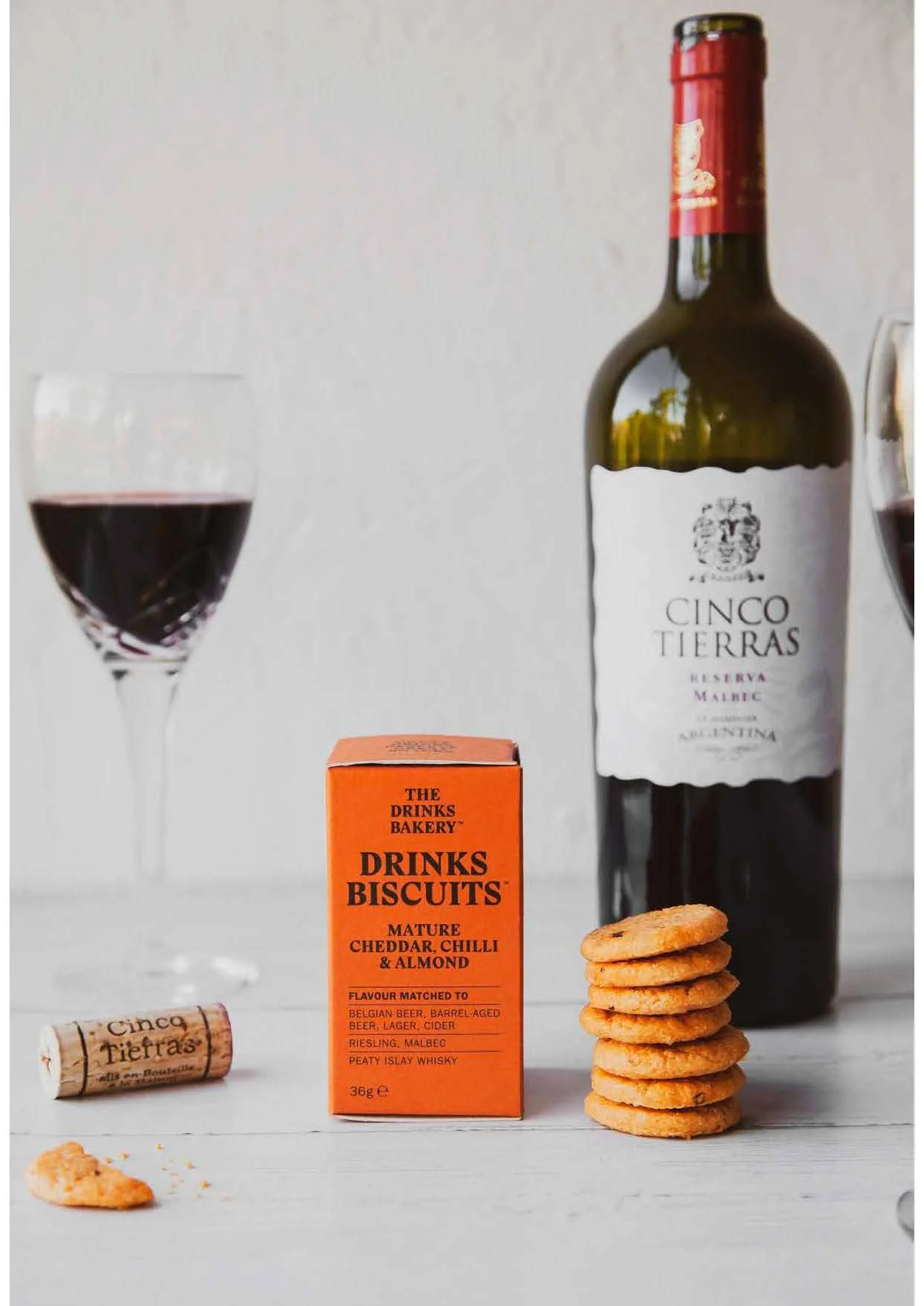 Drinks Biscuits - Mature Cheddar & Smoked Chilli 36g - Image 3