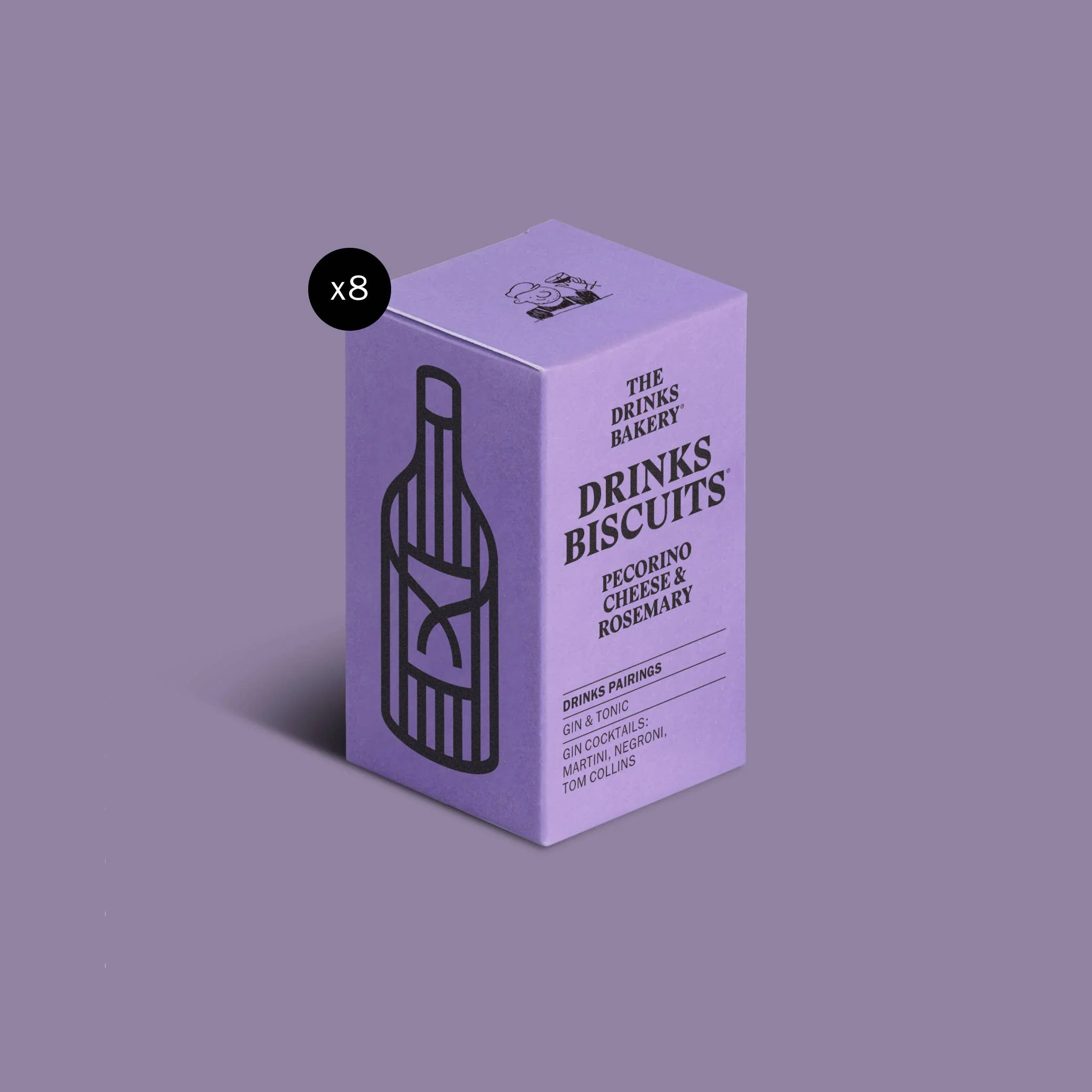 Drinks Biscuits - Pecorino Cheese & Rosemary & Seaweed 36g