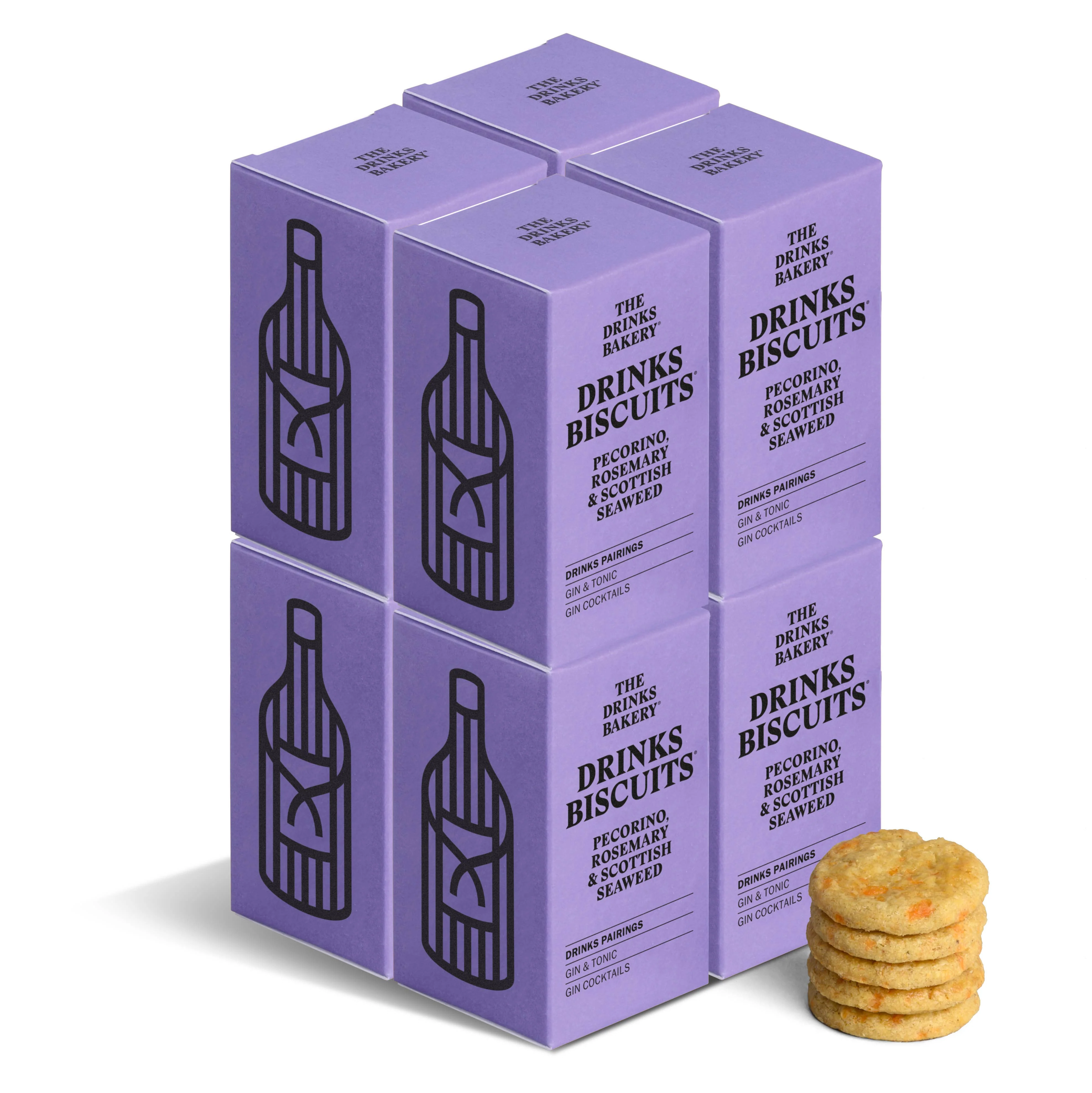 Drinks Biscuits - Pecorino Cheese & Rosemary & Seaweed 36g - Image 2
