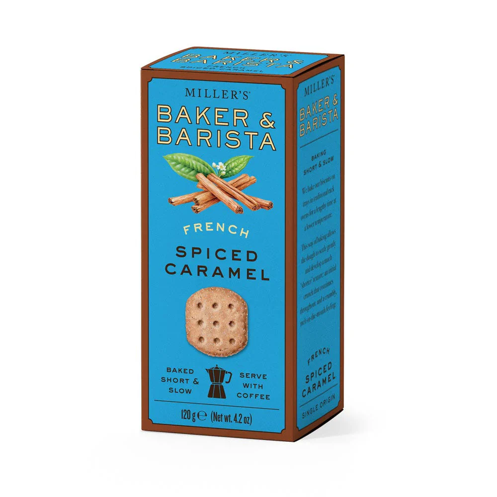 French Spiced Caramel Biscuits, Miller's Baker & Barista, 120g