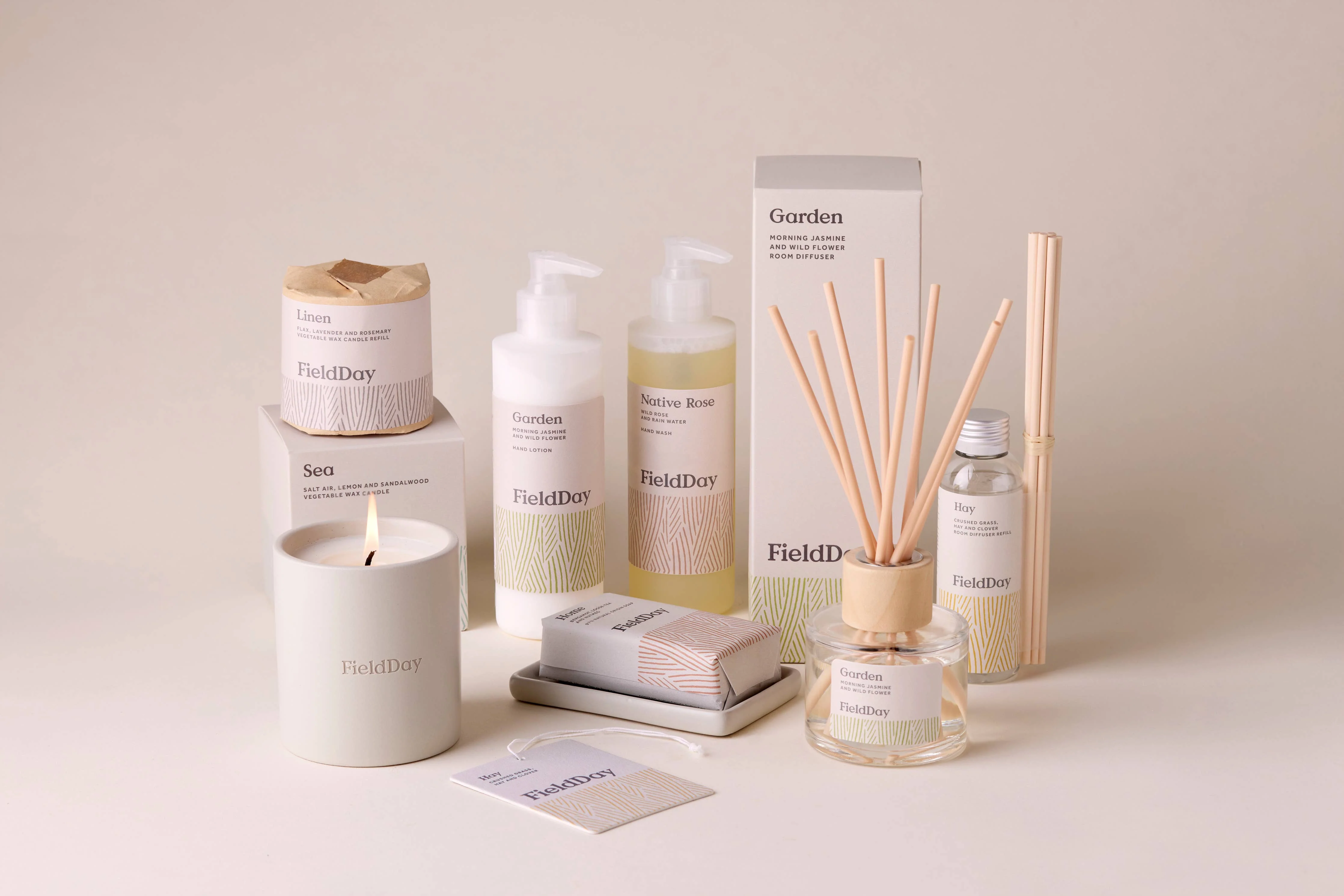 Garden Eco-friendly Room Reed Diffuser, FieldDay, 100ml - Image 2