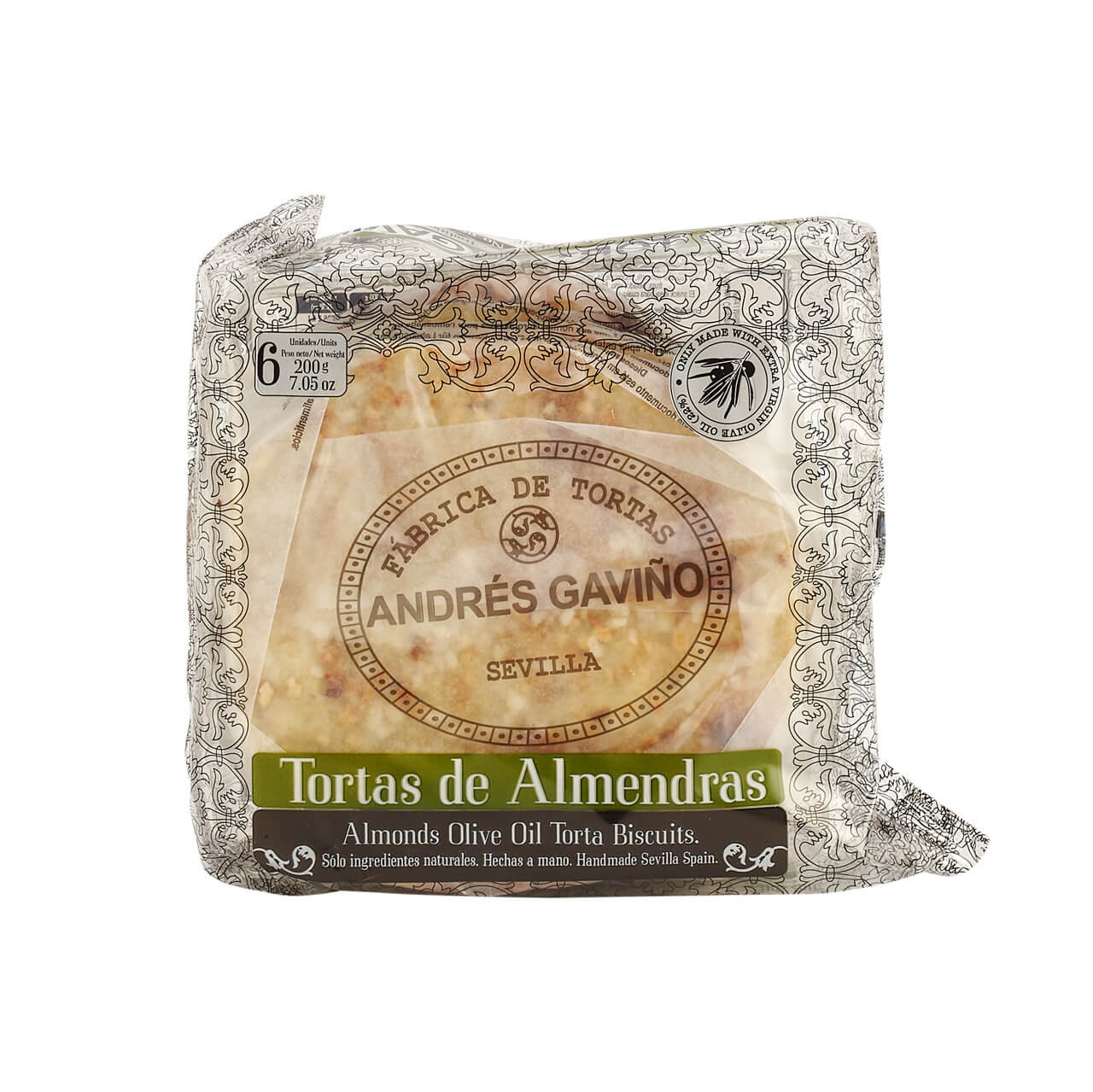 Olive Oil Torta Biscuits with Almonds,  Andrés Gaviño, 210g