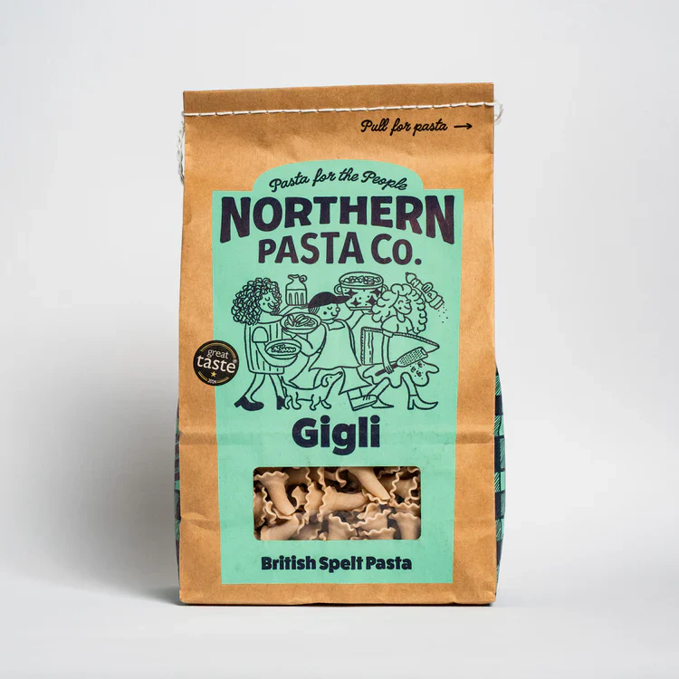 Gigli, British Spelt Pasta, Northern Pasta Co. 450g
