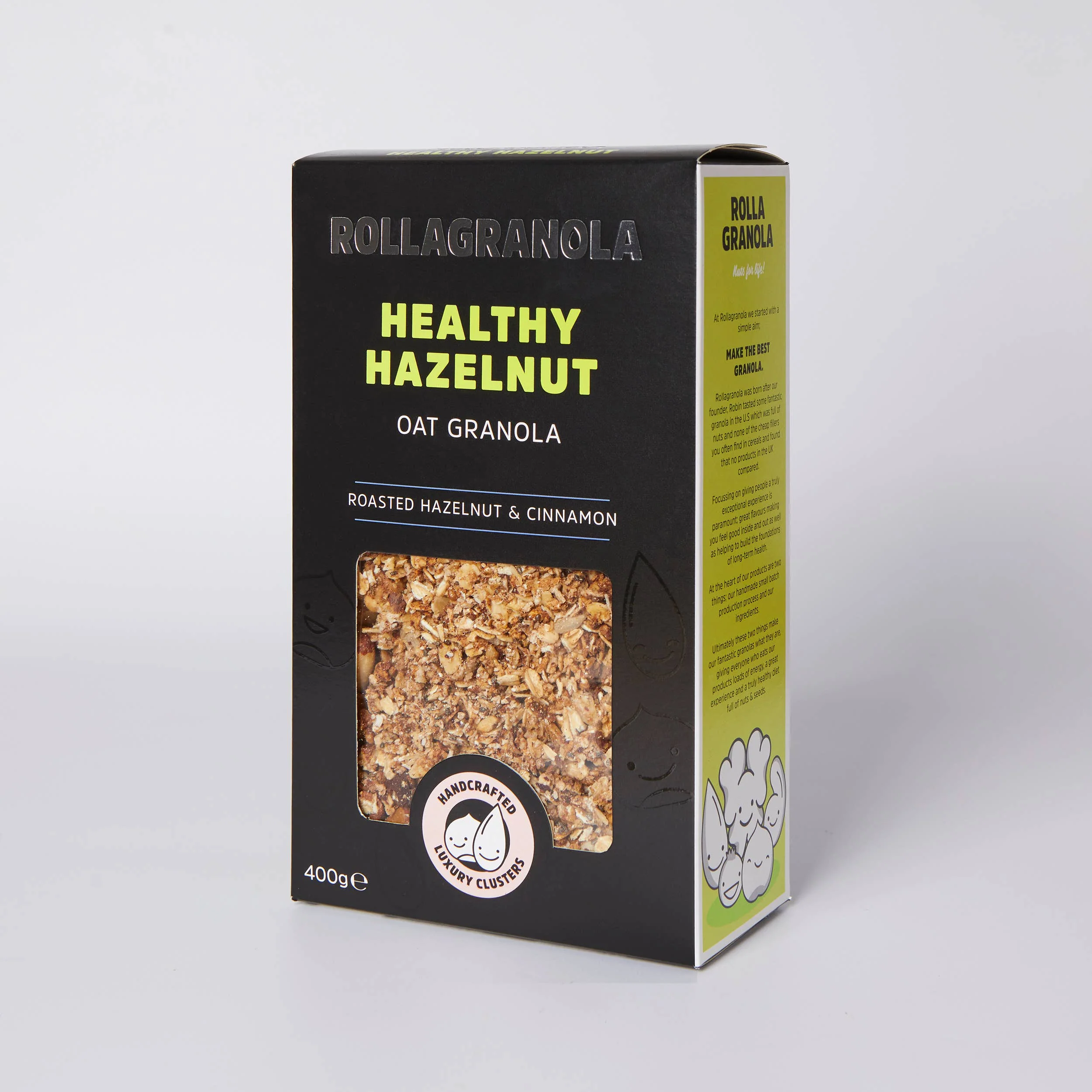 Healthy Hazelnut Granola, Rollagranola, 400g