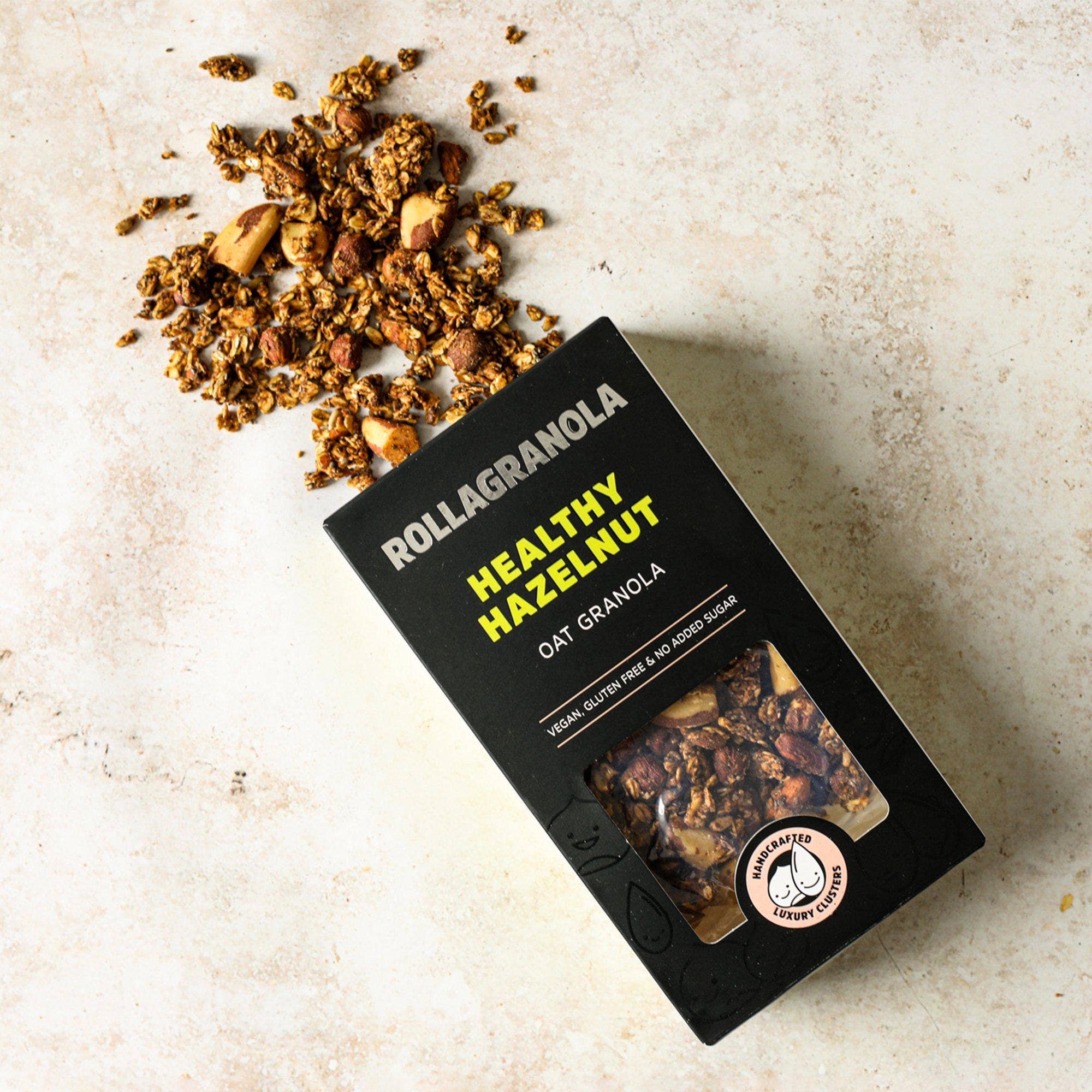 Healthy Hazelnut Granola, Rollagranola, 400g - Image 3