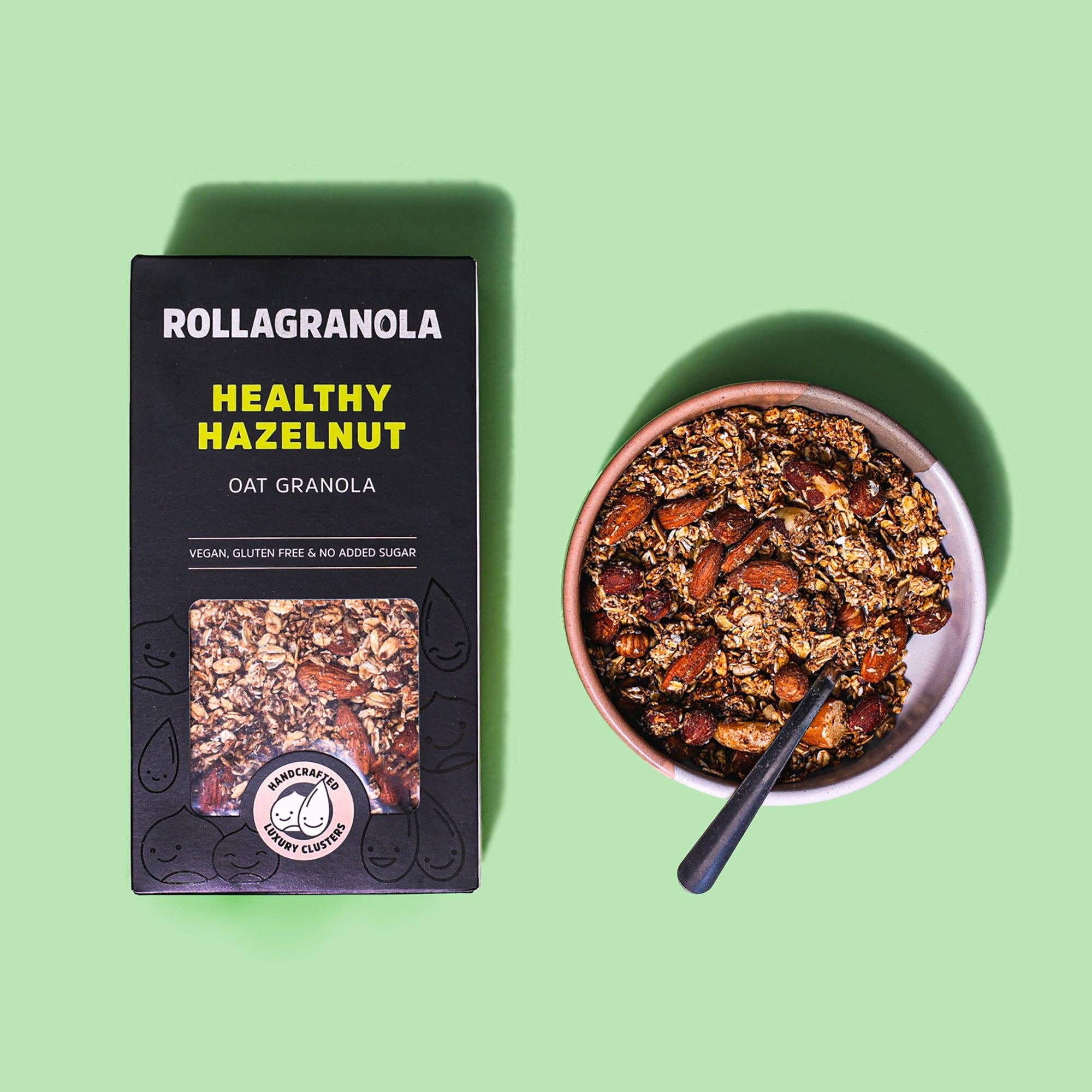 Healthy Hazelnut Granola, Rollagranola, 400g - Image 5