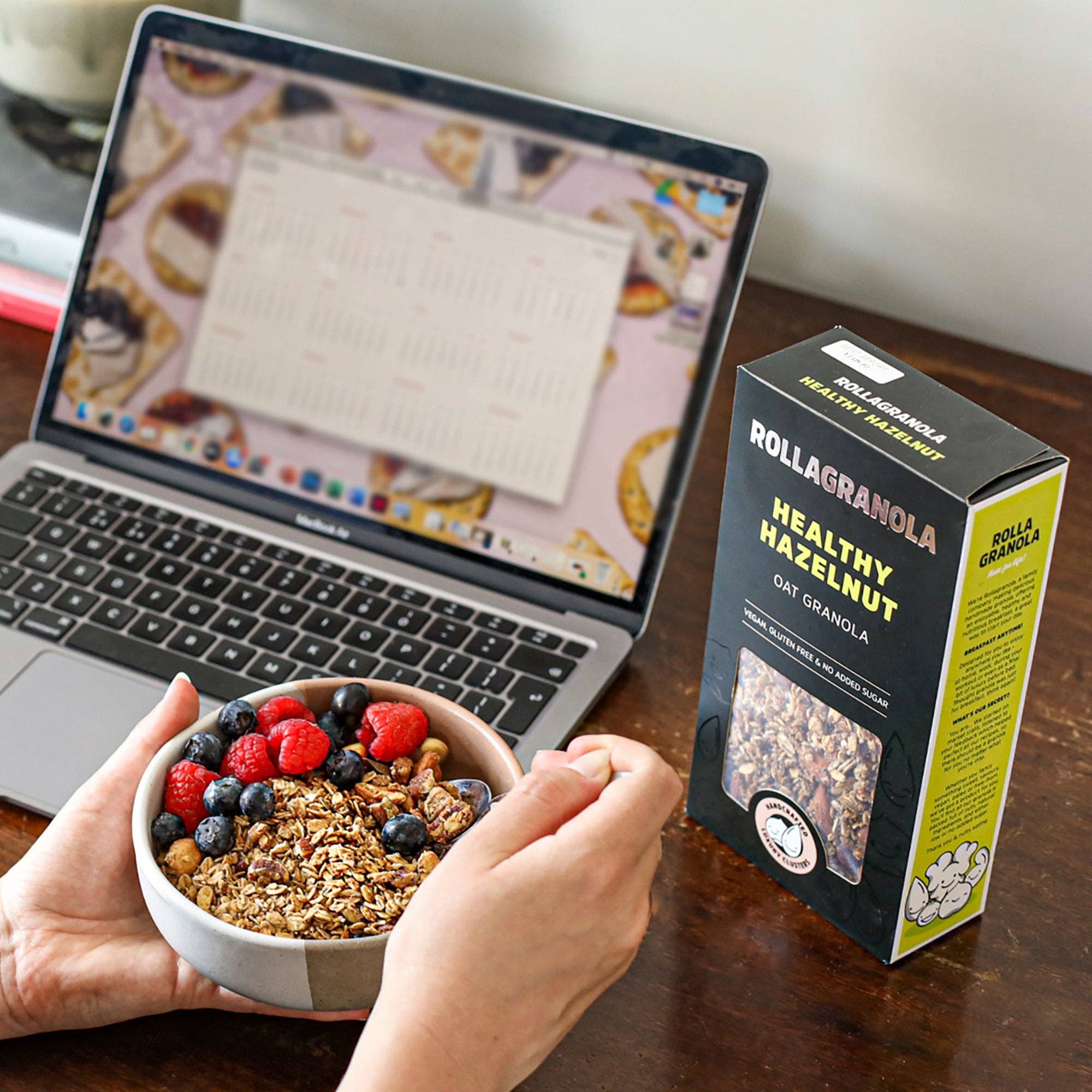 Healthy Hazelnut Granola, Rollagranola, 400g - Image 6