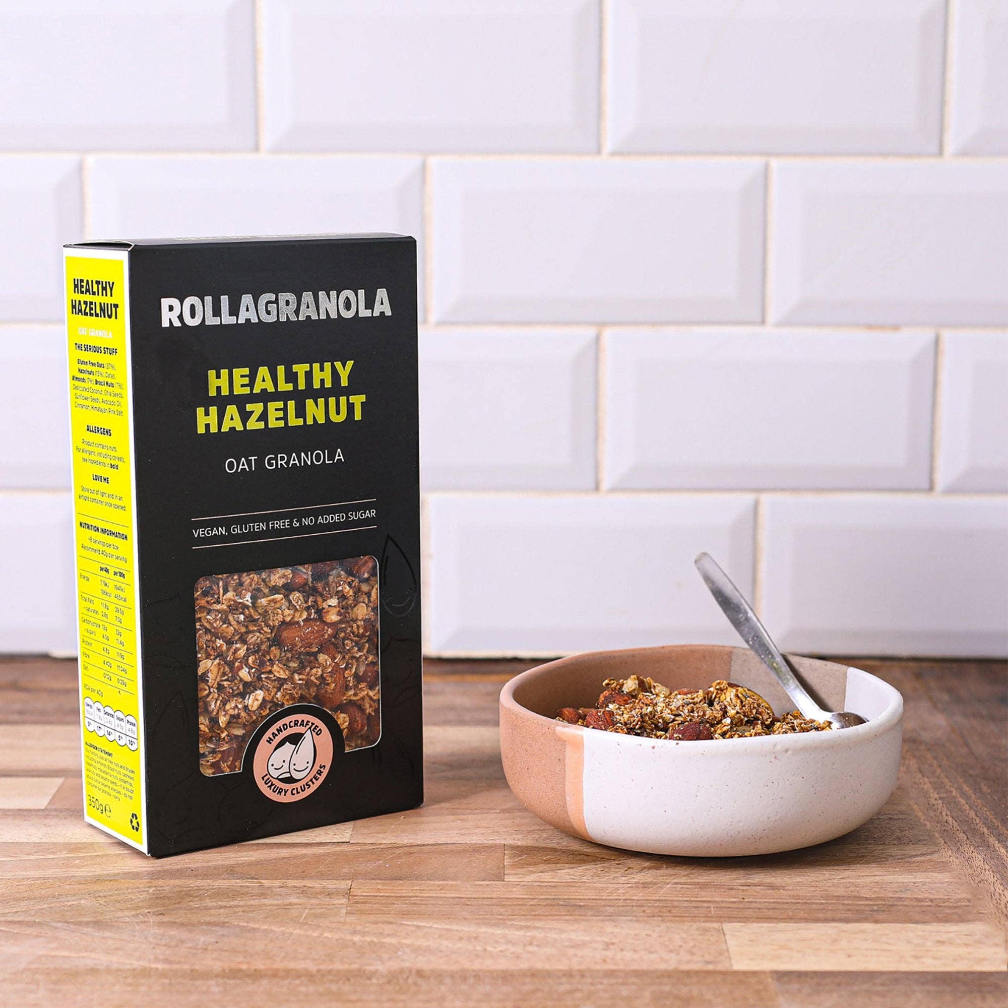 Healthy Hazelnut Granola, Rollagranola, 400g - Image 8