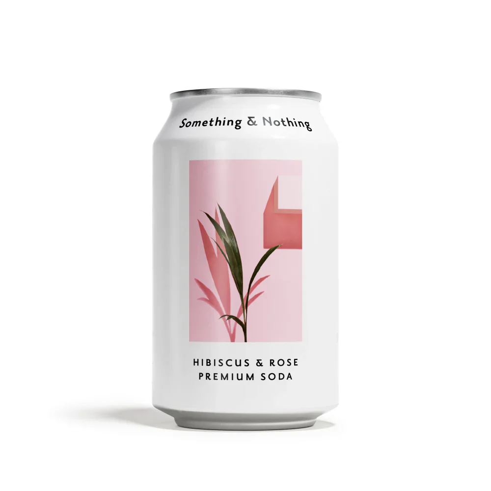 Hibiscus & Rose Premium Soda, Something & Nothing