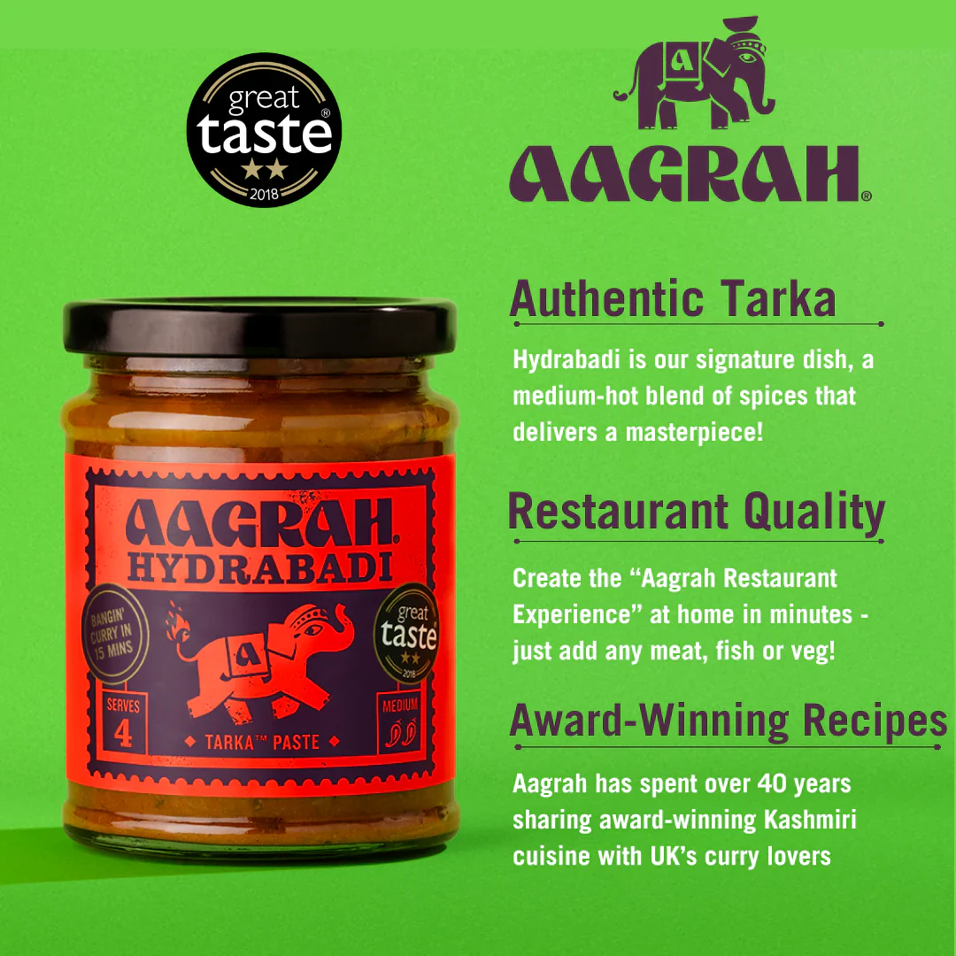 Hydrabadi Tarka Sauce, Aagrah 270g - Image 3