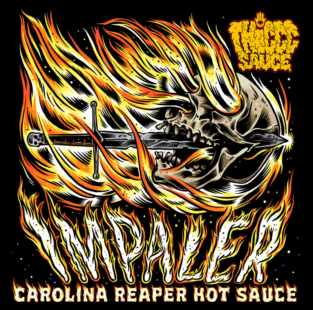 IMPALER Carolina Reaper Ghost Chilli Hot Sauce with Black Garlic - Image 2