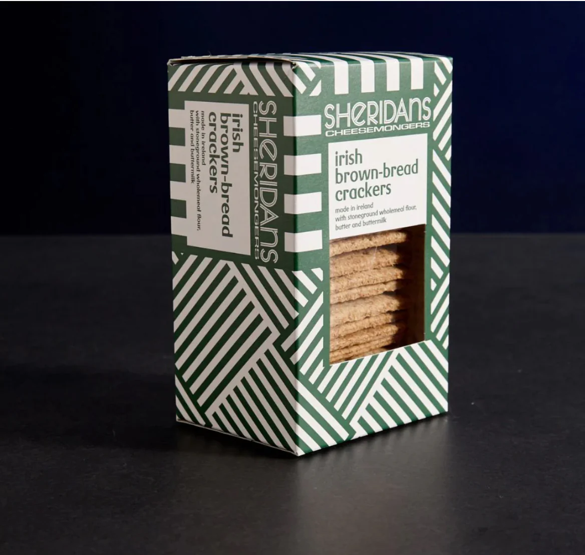 Irish Brown-Bread Crackers, Sheridans, 140g
