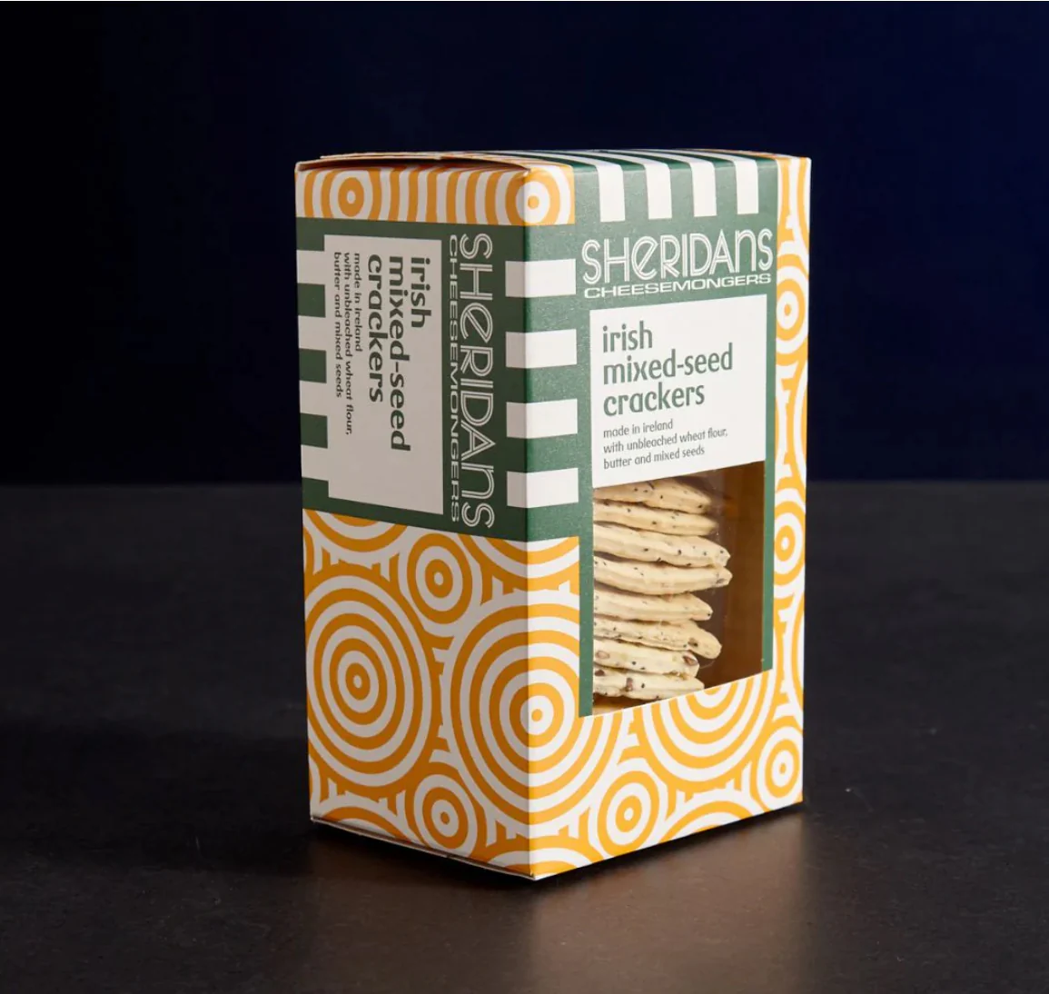 Irish Mixed Seed Crackers, Sheridans, 140g