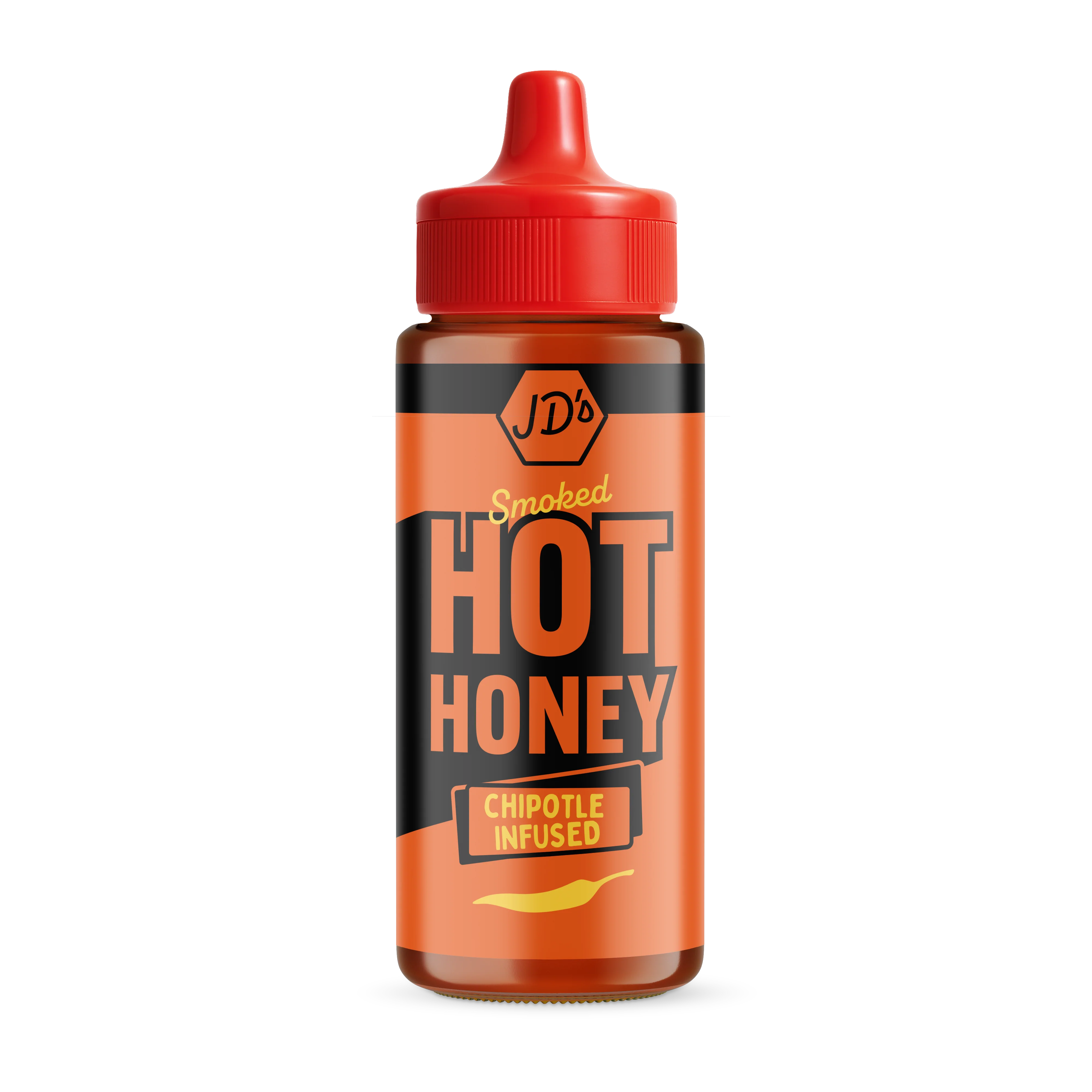 Hot Honey Smoked, Chipotle Infused, JD’s, 260g