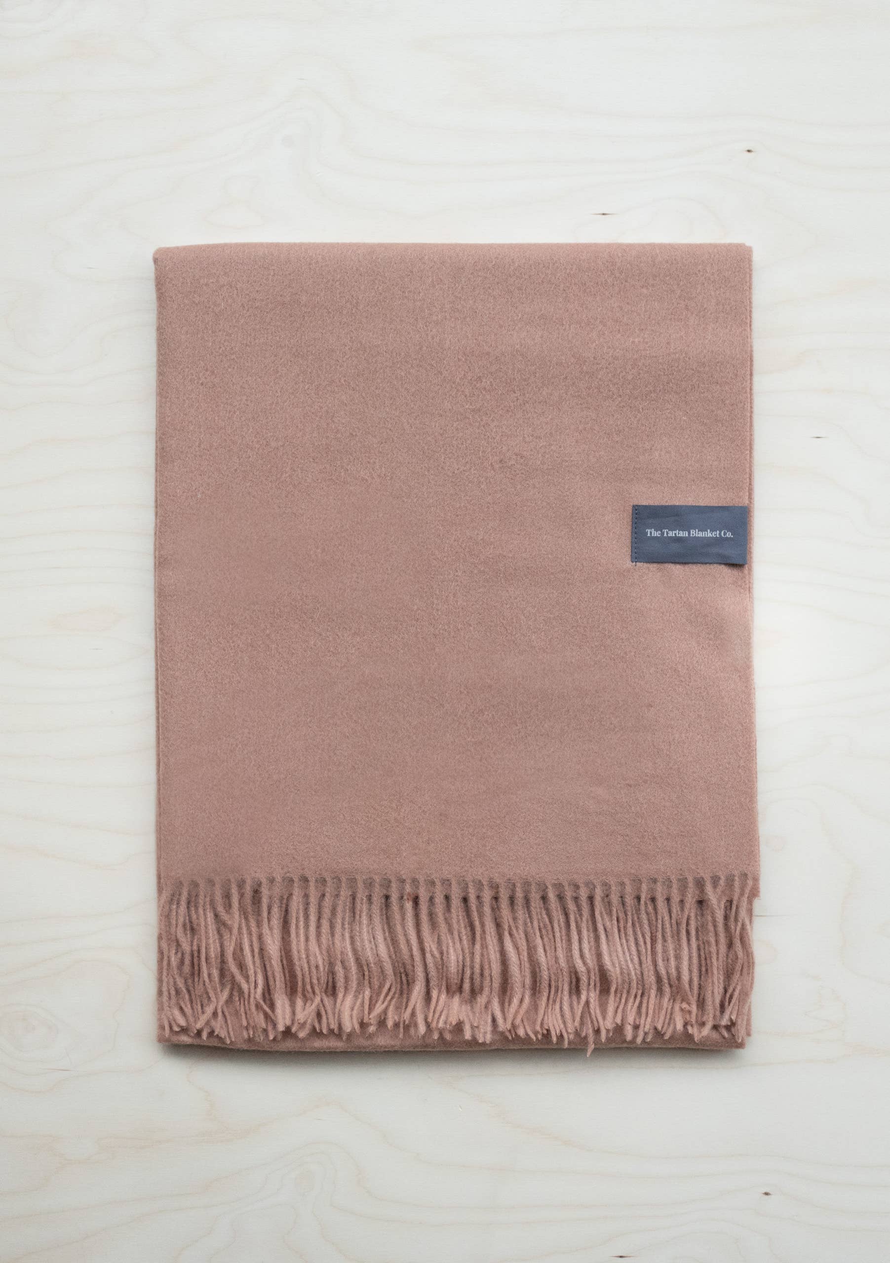Lambswool Blanket in Blush - Image 3