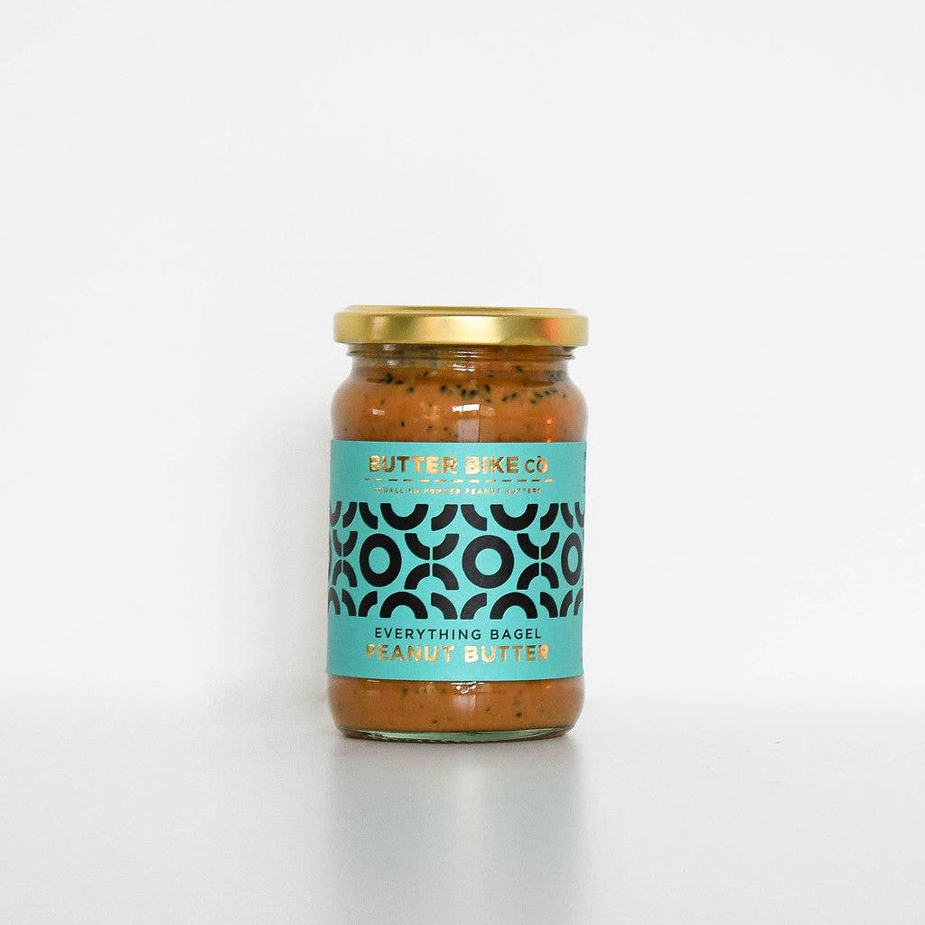 LIMITED EDITION Everything Bagel Peanut Butter, Butter Bike Co. 285g