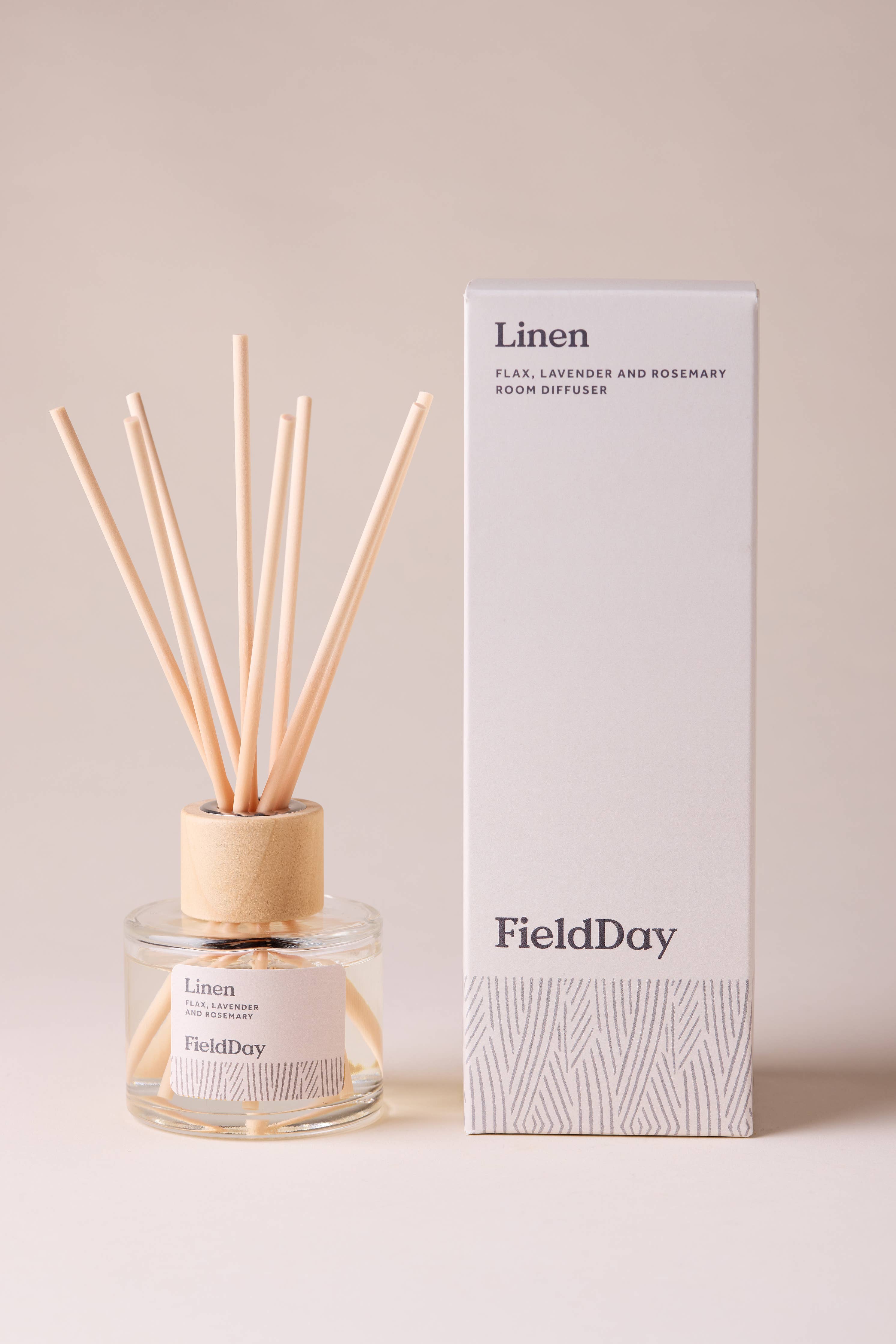 Linen Eco-friendly Room Reed Diffuser, FieldDay, 100ml