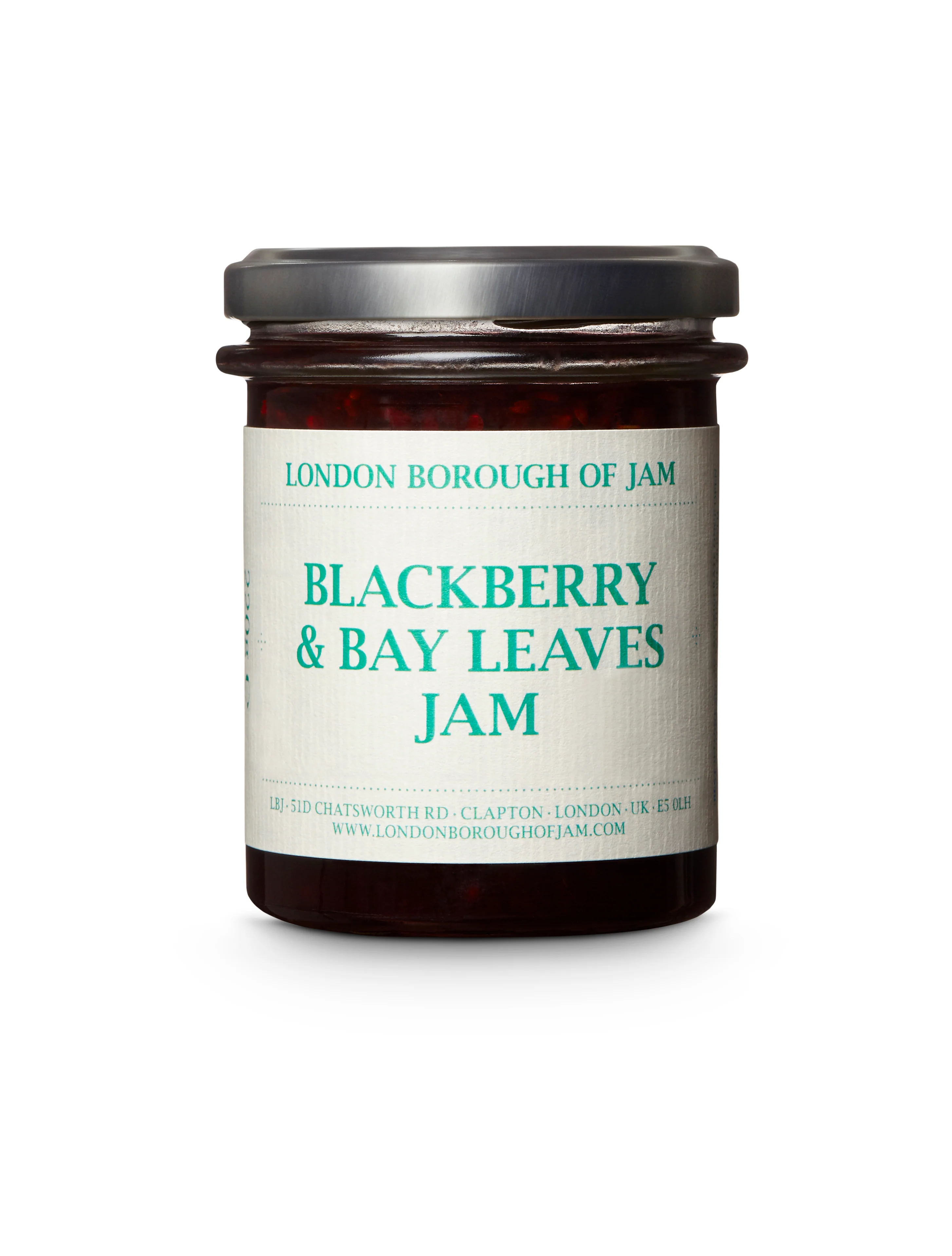 Blackberry & Bay Leaves jam, London Borough of Jam - 220g