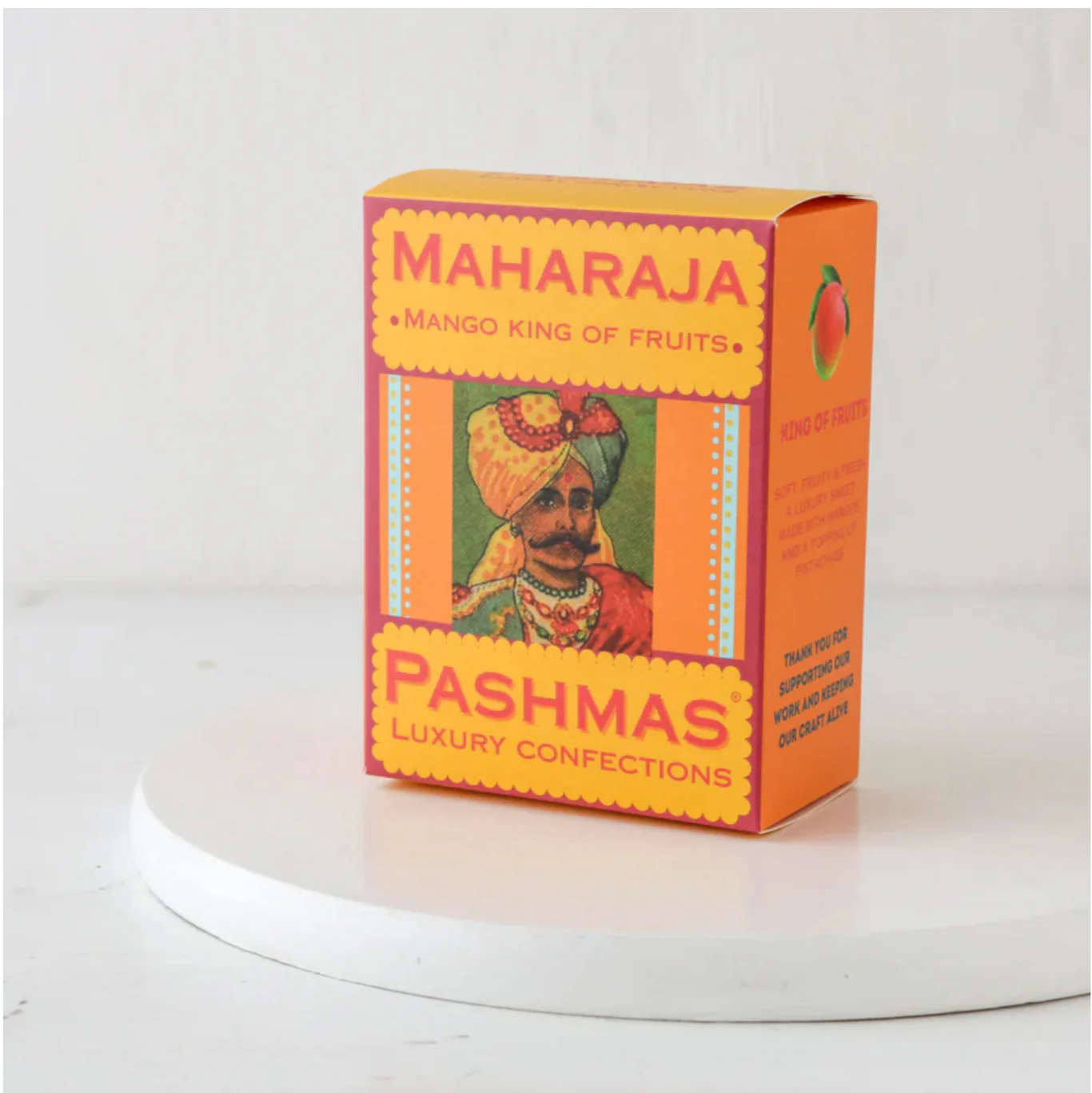Maharaja - King of Fruits, PASHMAS Luxury Indian Confections, Sunshine, 150g - Image 2