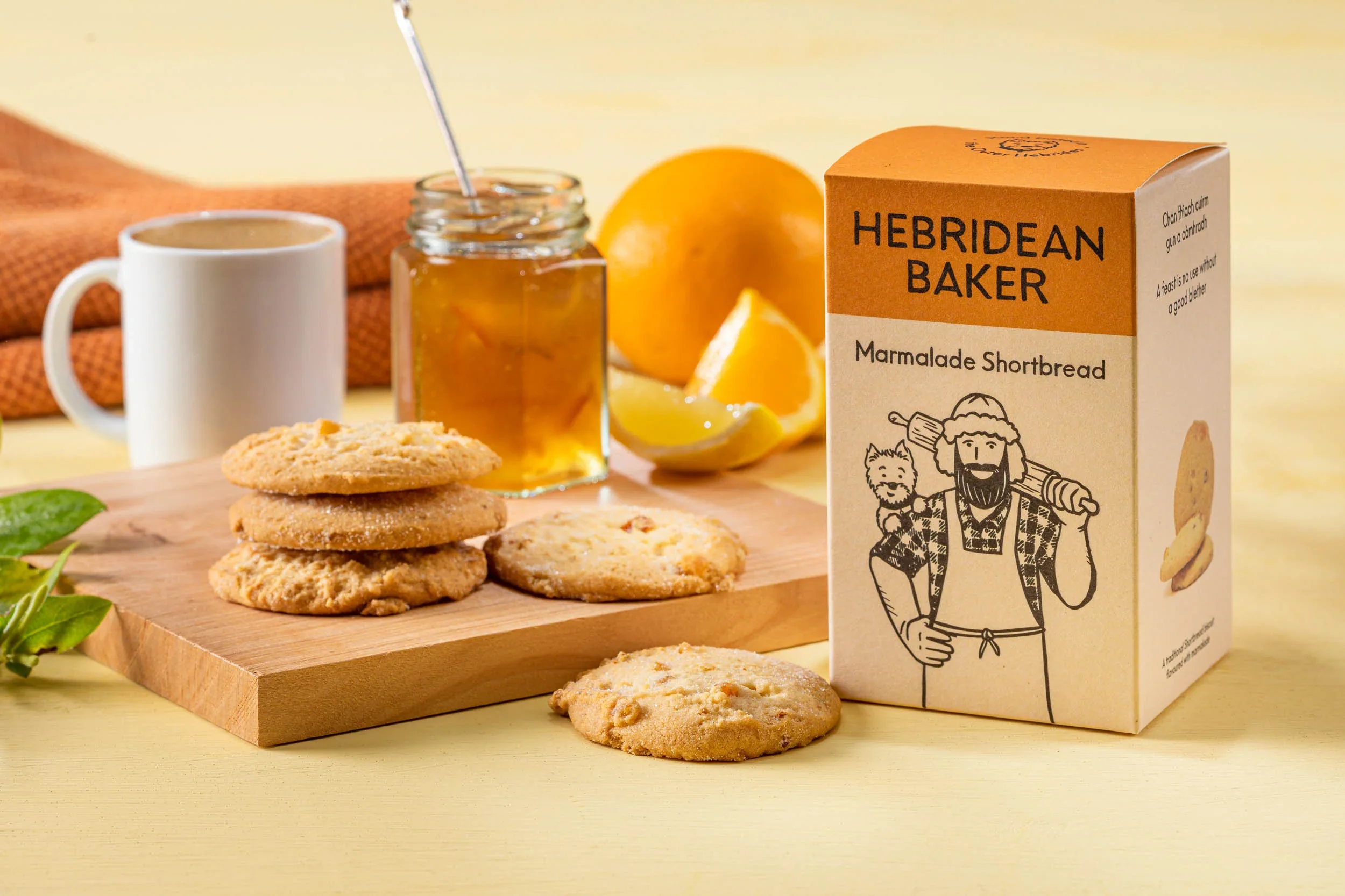 Marmalade Shortbread, Hebridean Baker, 150g - Image 3