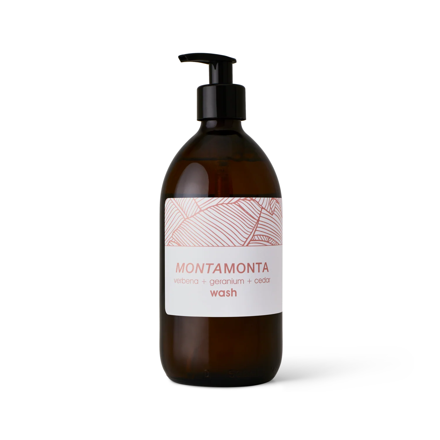 Verbena + Geranium + Cedar, Hand and Body Wash, Montamonta, 500ml