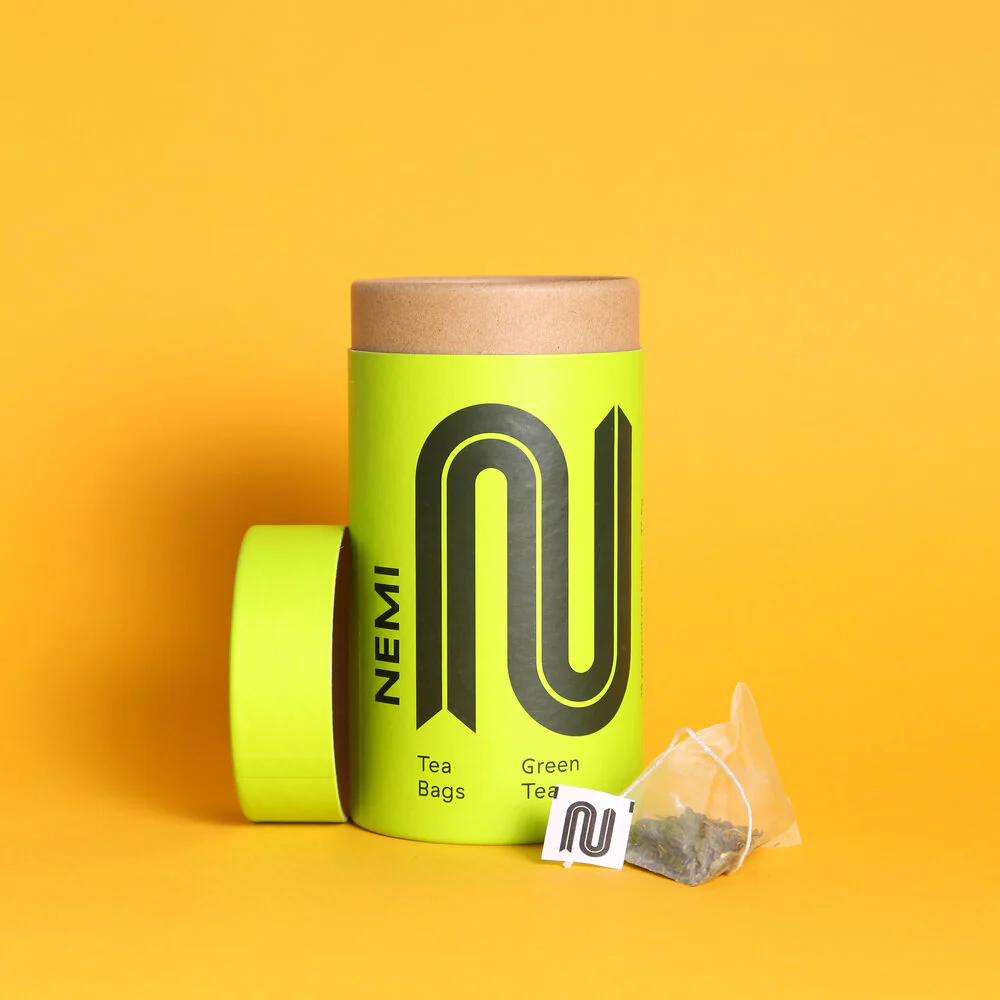 Green Tea, Tea Bags, NEMI, 37.5g