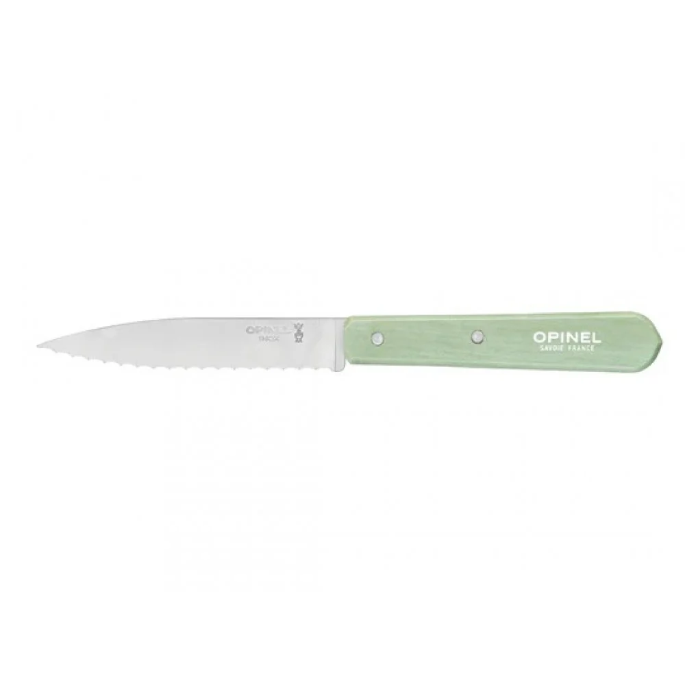 Opinel No. 113, Serrated Knife, Sage