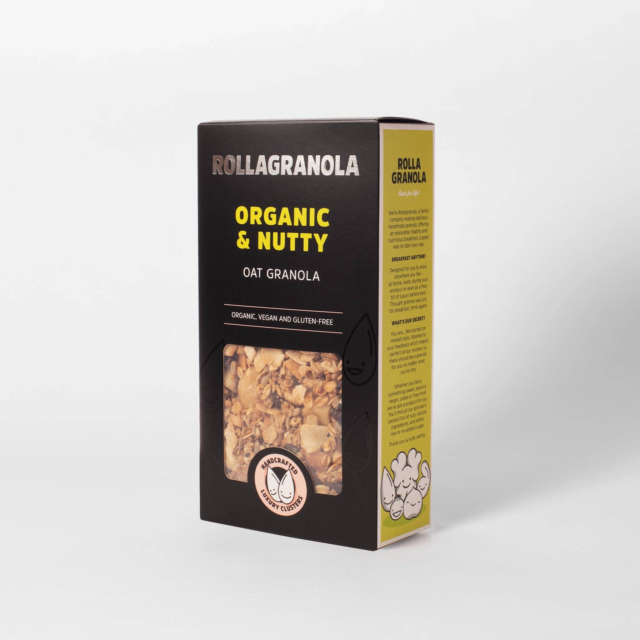 Organic & Nutty Granola, Rollagranola, 400g
