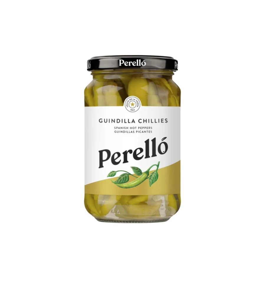 Spanish Hot Peppers, Guindilla Chillies, Perello, 345g