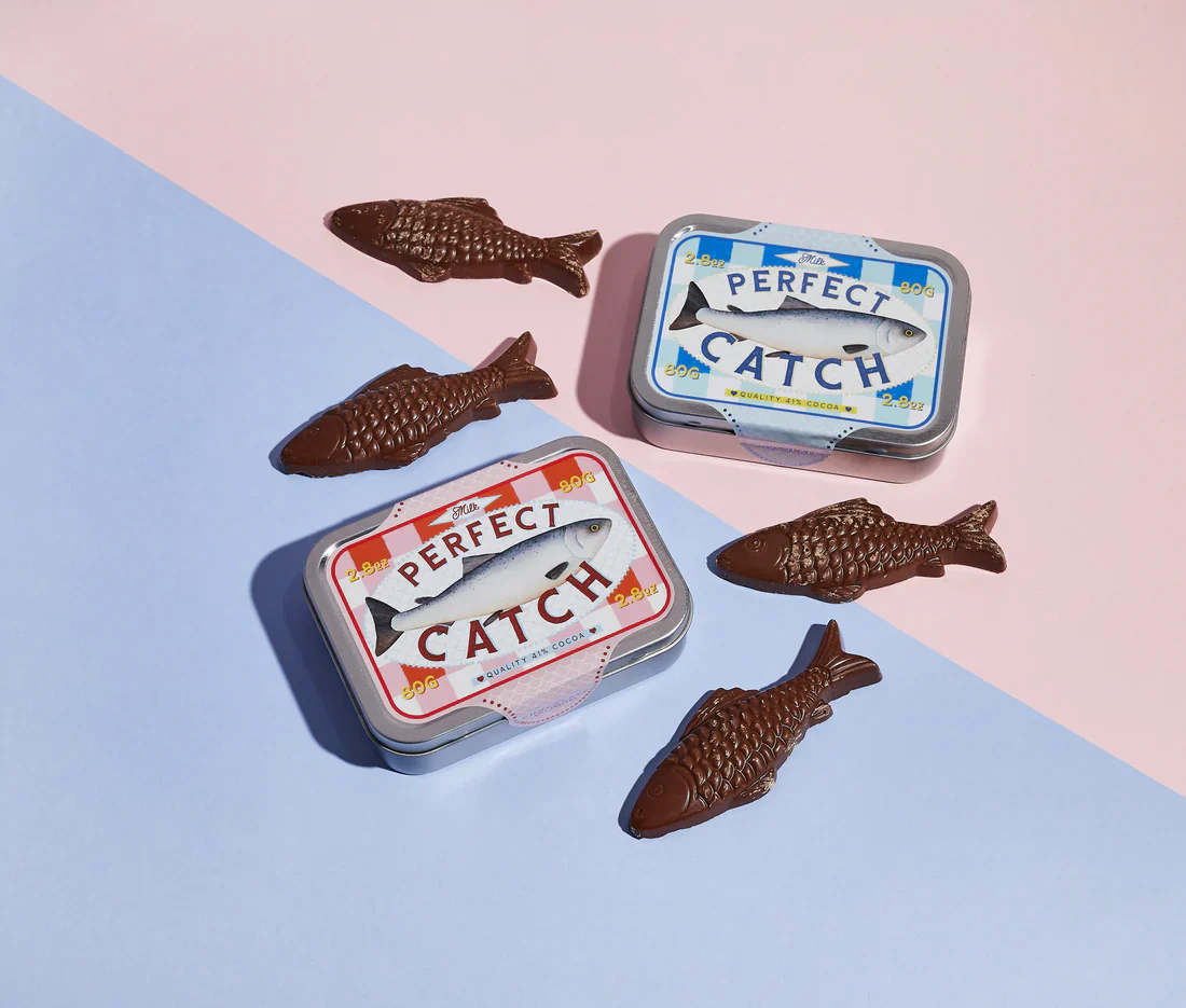 Perfect Catch! Milk Chocolate Sardine Tin, The Chocolate Gift Company, 80g
