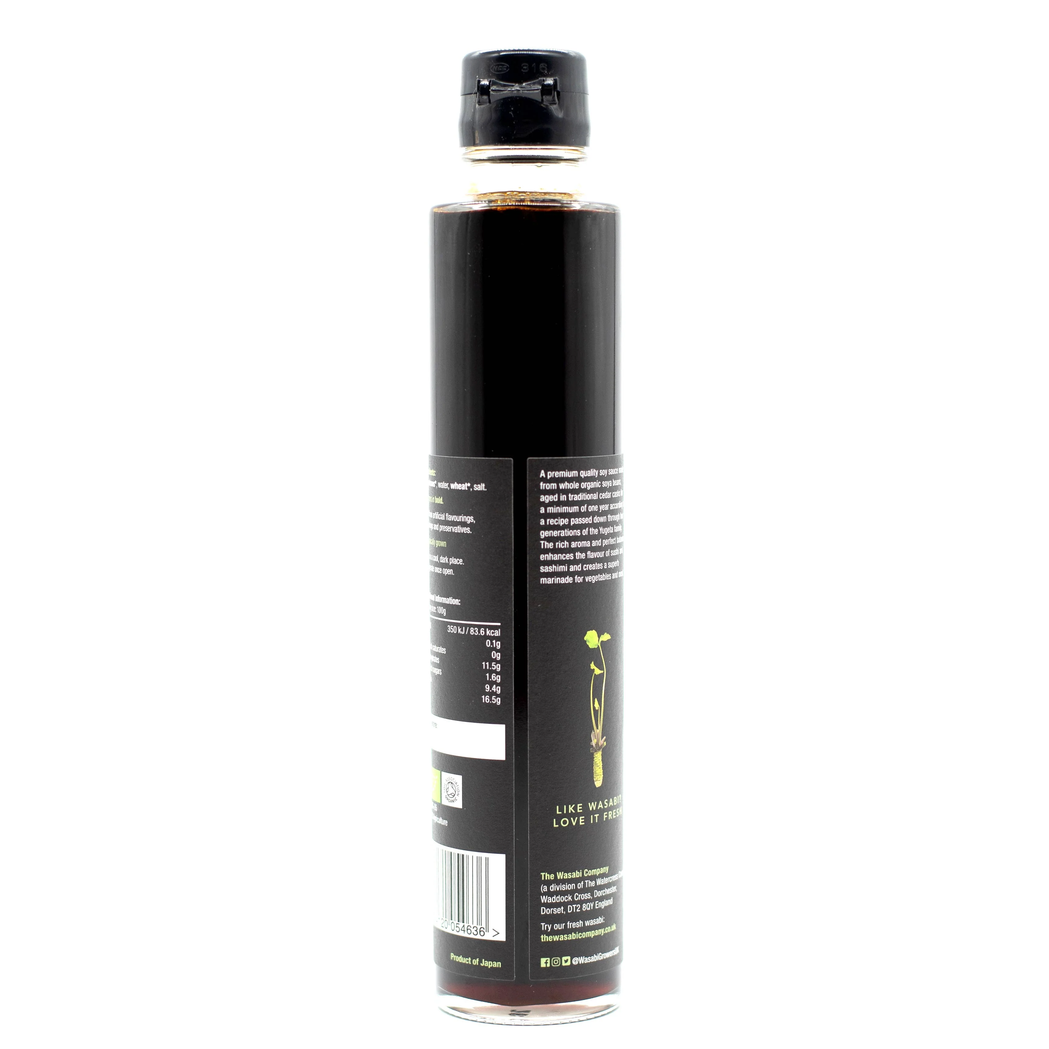 Premium Organic Soy Sauce, Wasabi Company, 200ml - Image 2
