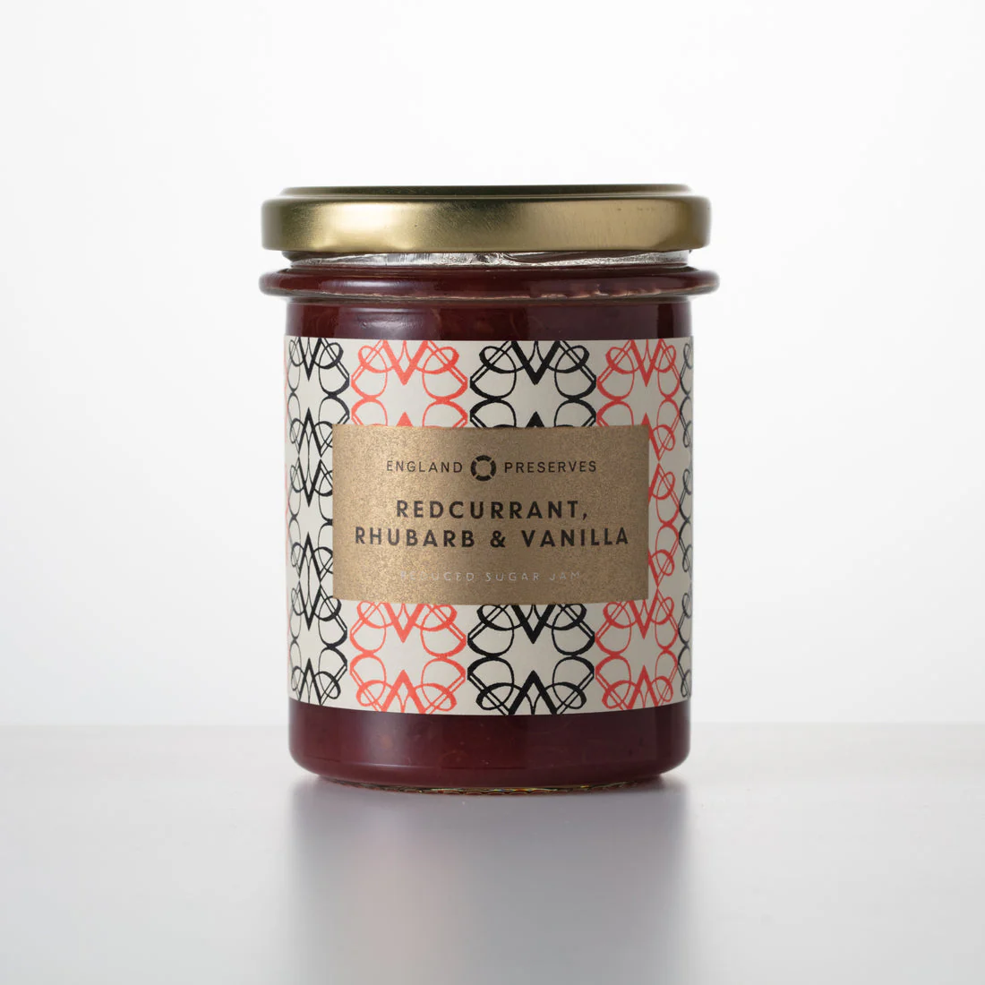 Rhubarb & Custard Jam, England Preserves, 200g